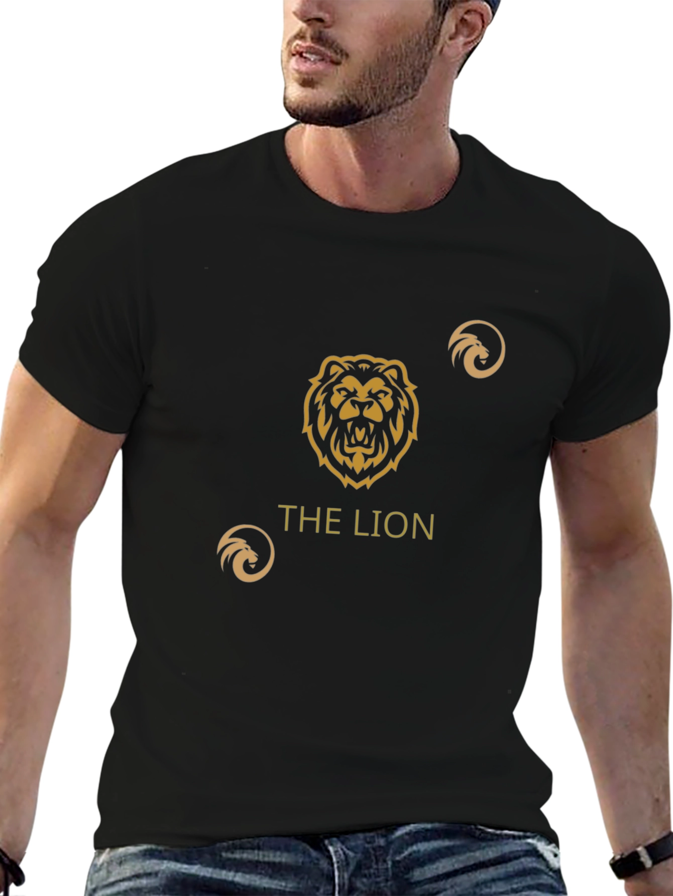 The Lion Graphic Tee - Black