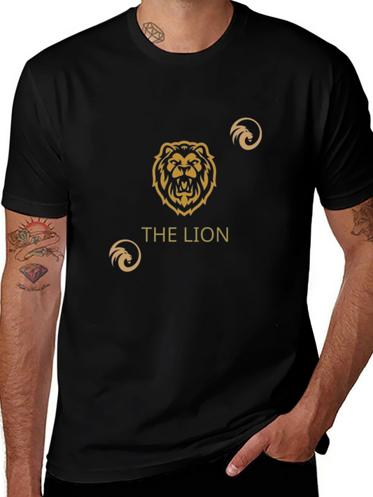The Lion Graphic Tee - Black
