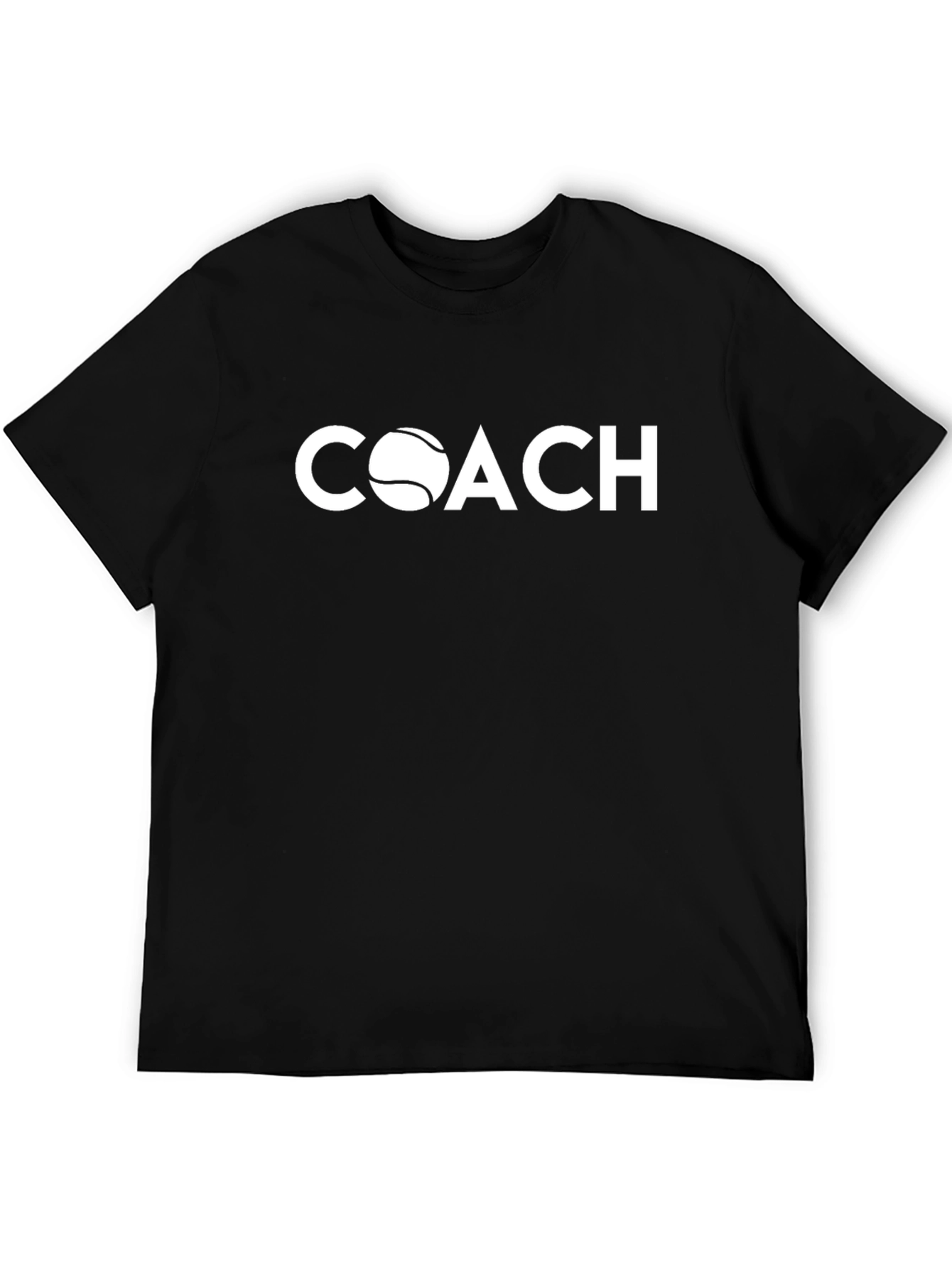 Tennis Coach Graphic Tee - Sports Trainer Shirt
