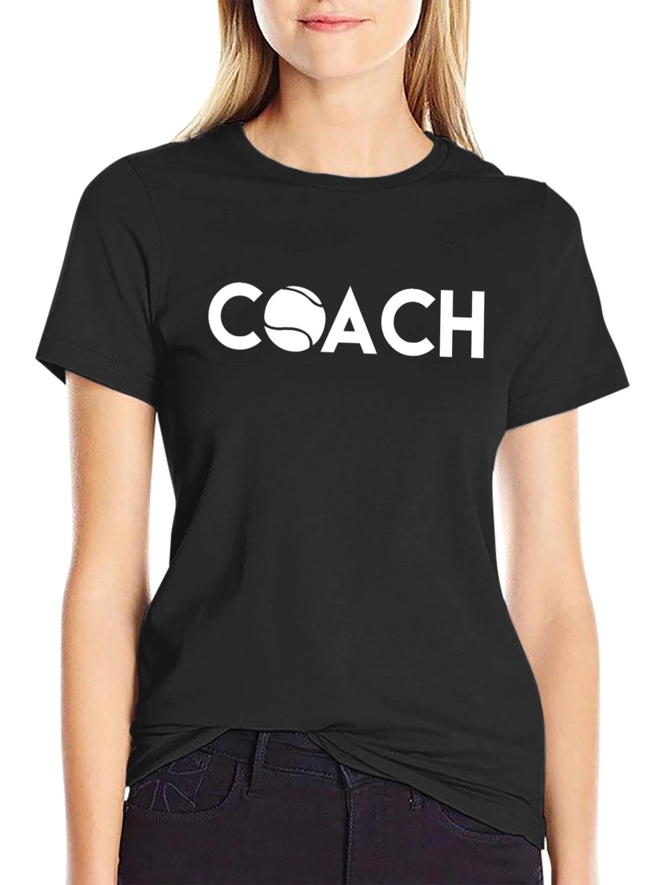 Tennis Coach Graphic Tee - Sports Trainer Shirt