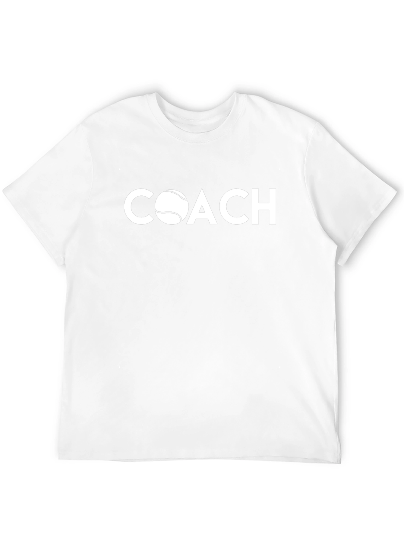 Tennis Coach Graphic Tee - Sports Trainer Shirt