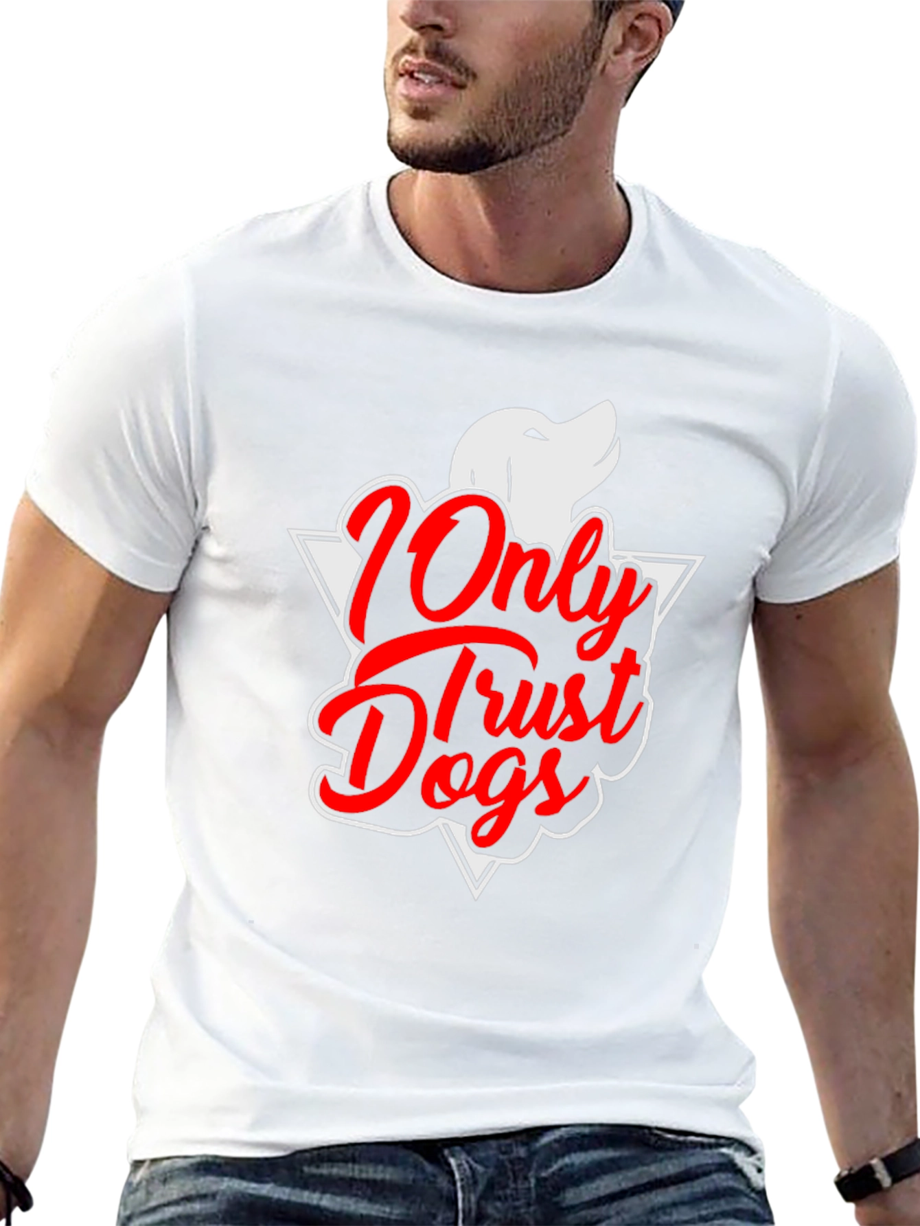 Only Trust Dogs Graphic T-Shirt