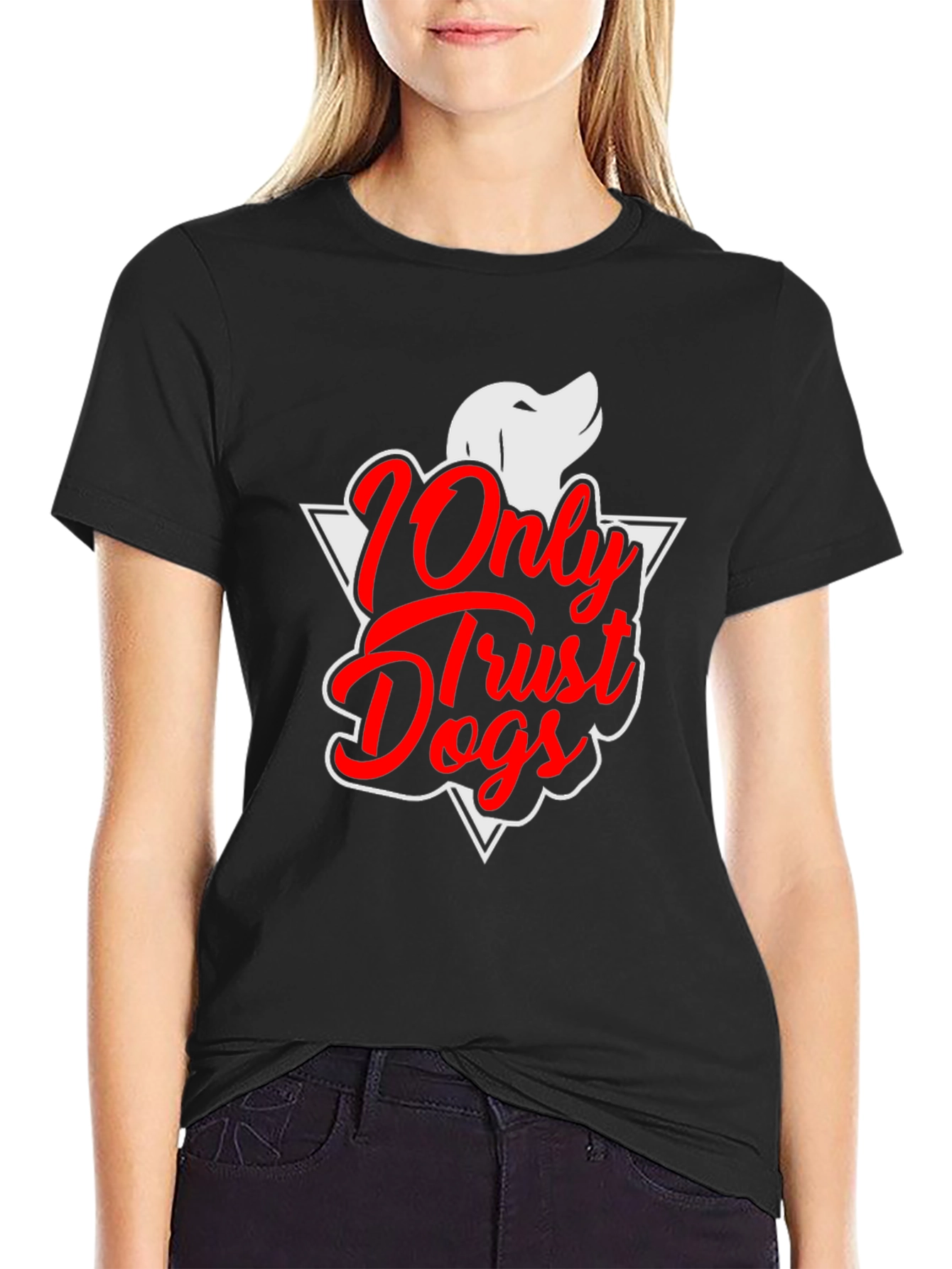 Only Trust Dogs Graphic T-Shirt