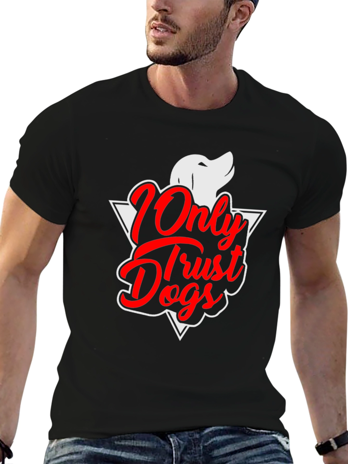 Only Trust Dogs Graphic T-Shirt