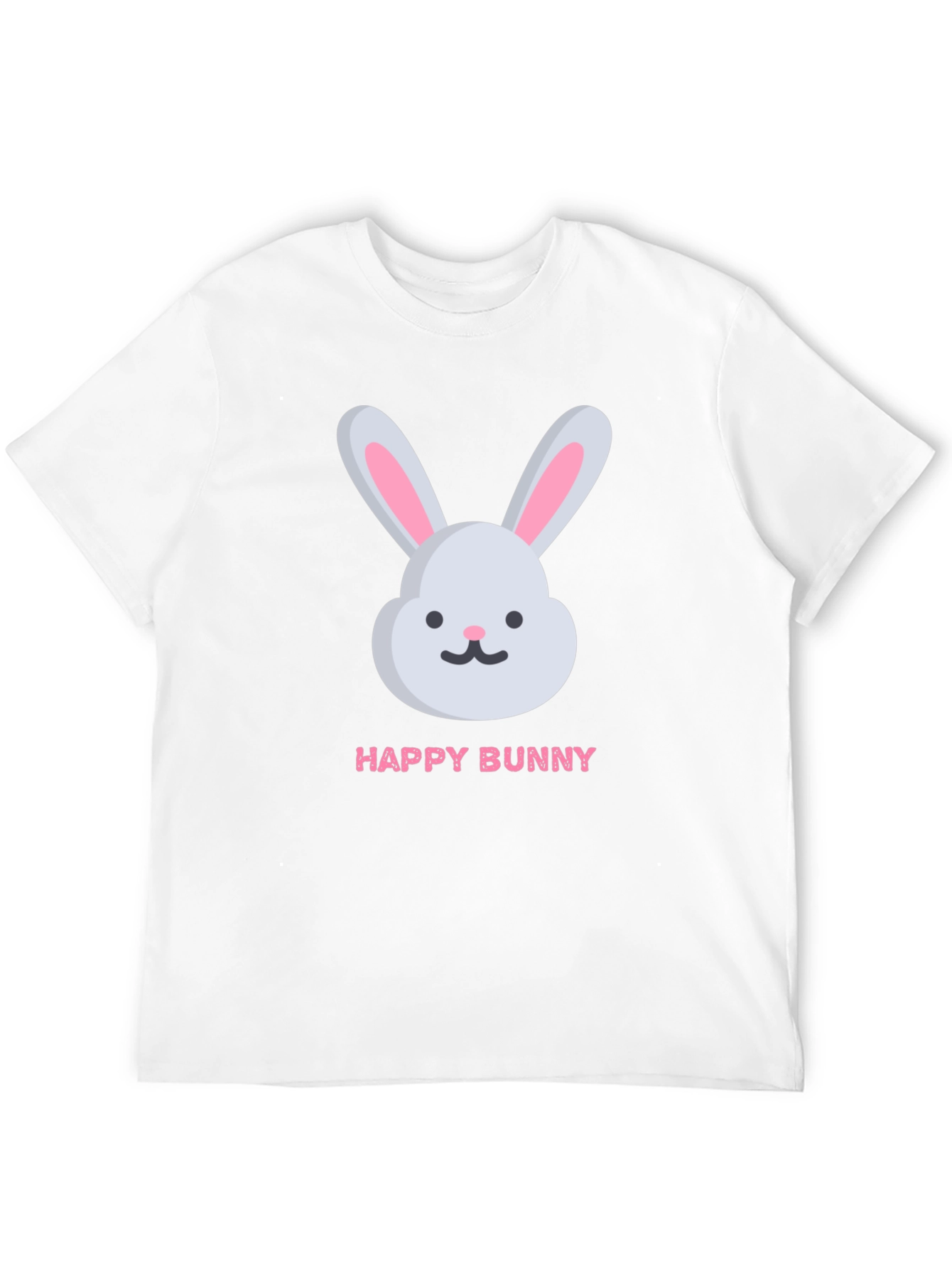 Happy Bunny Graphic T-Shirt - Cute Easter Tee