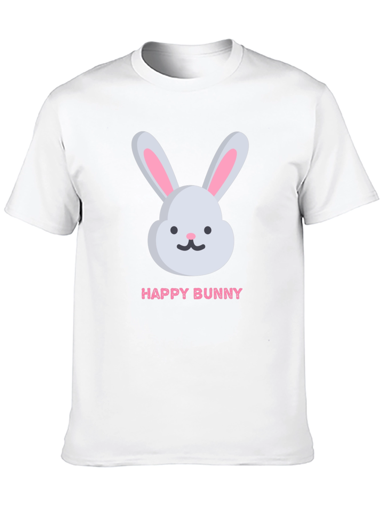 Happy Bunny Graphic T-Shirt - Cute Easter Tee