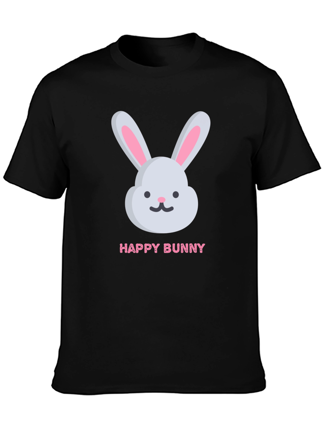 Happy Bunny Graphic T-Shirt - Cute Easter Tee