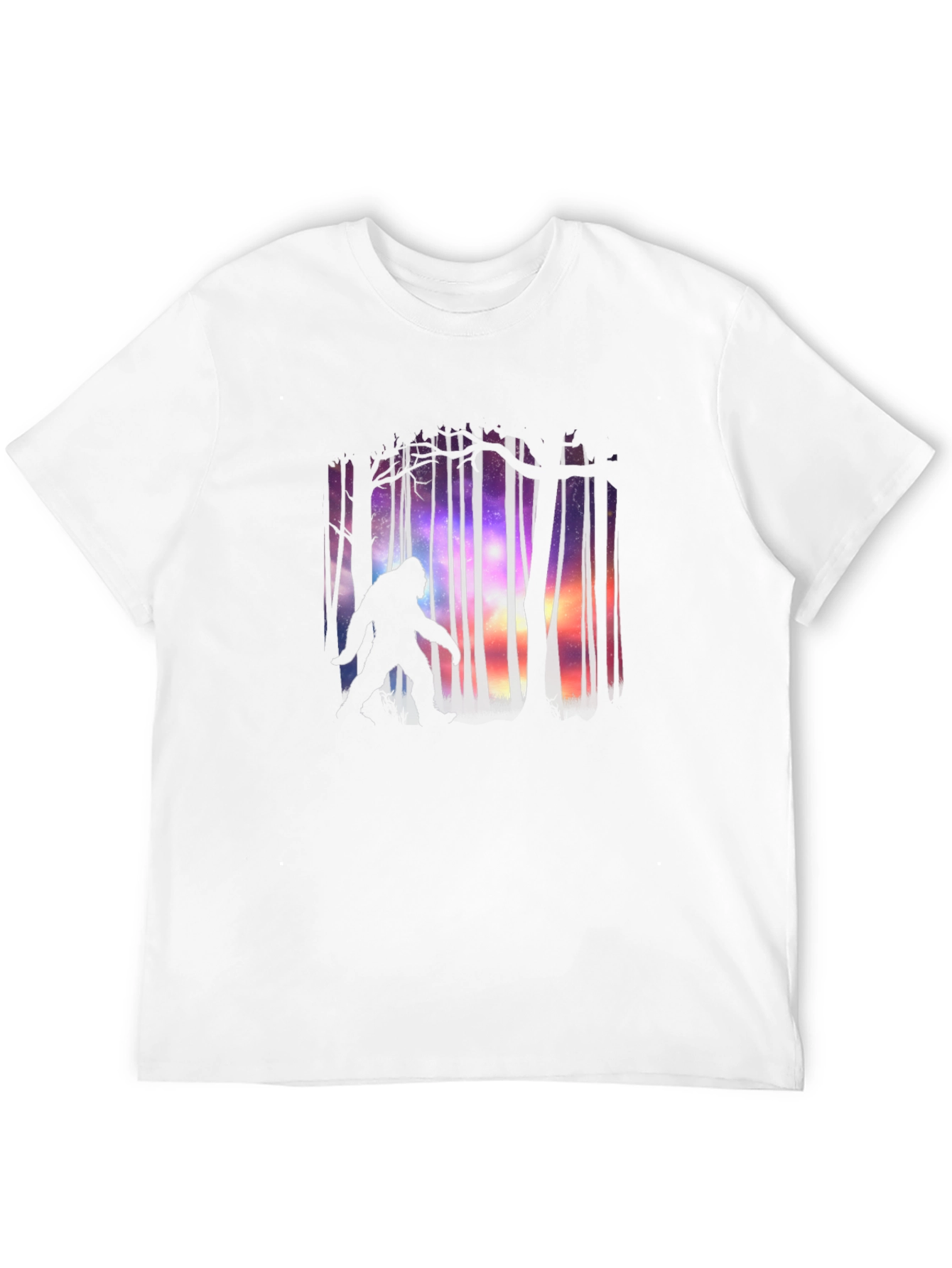 Bigfoot Forest Silhouette Graphic Tee