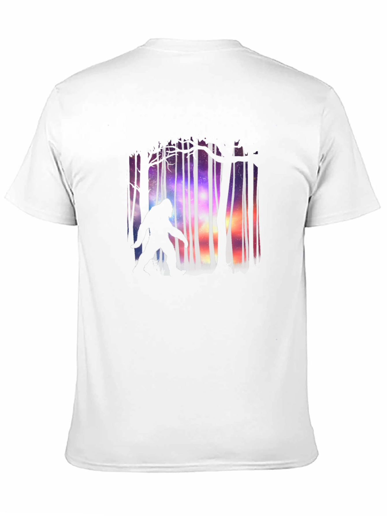 Bigfoot Forest Silhouette Graphic Tee