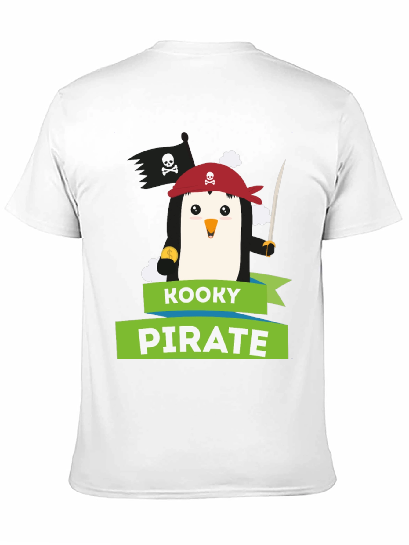 Kooky Pirate Penguin T-Shirt