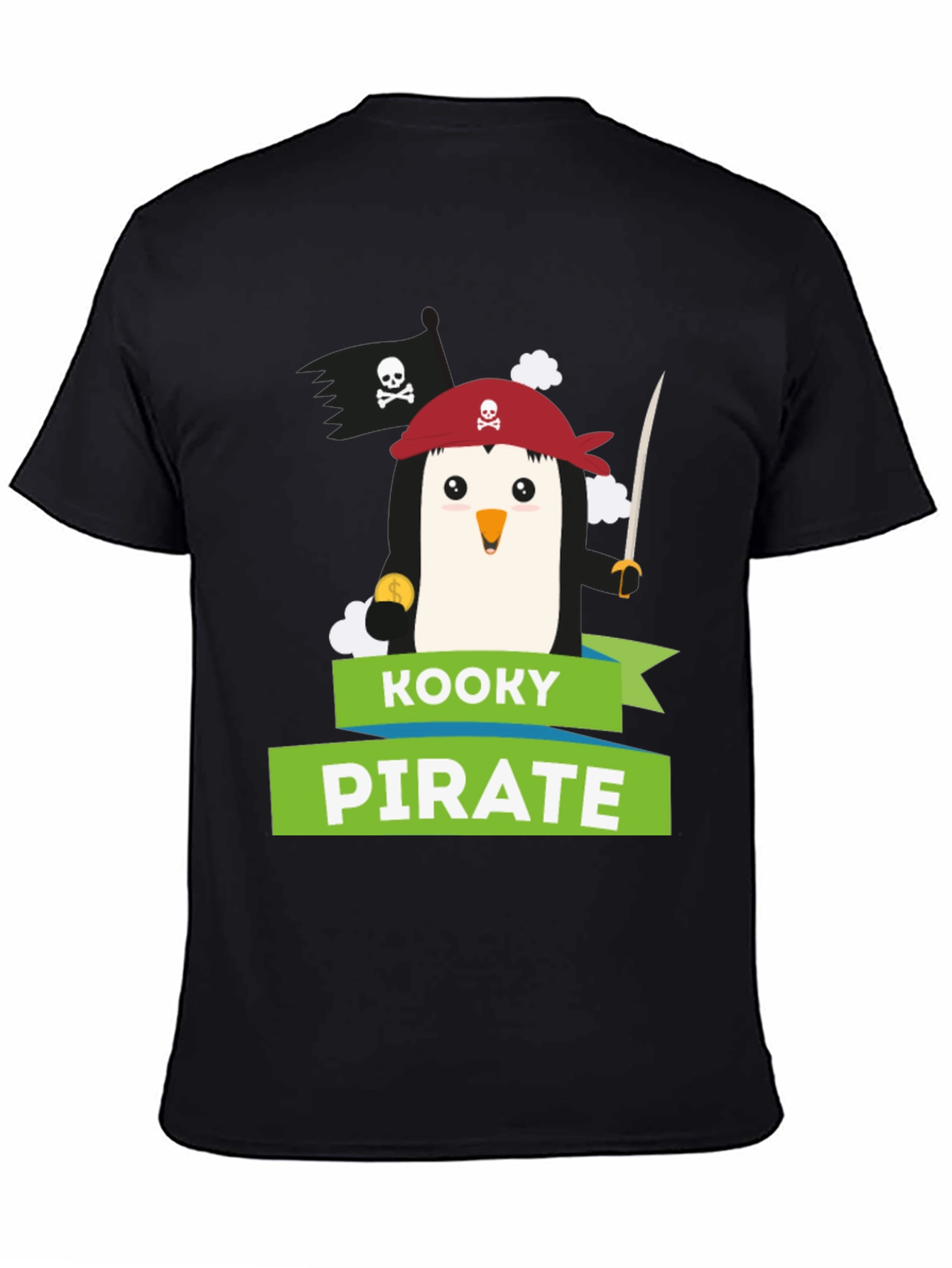 Kooky Pirate Penguin T-Shirt