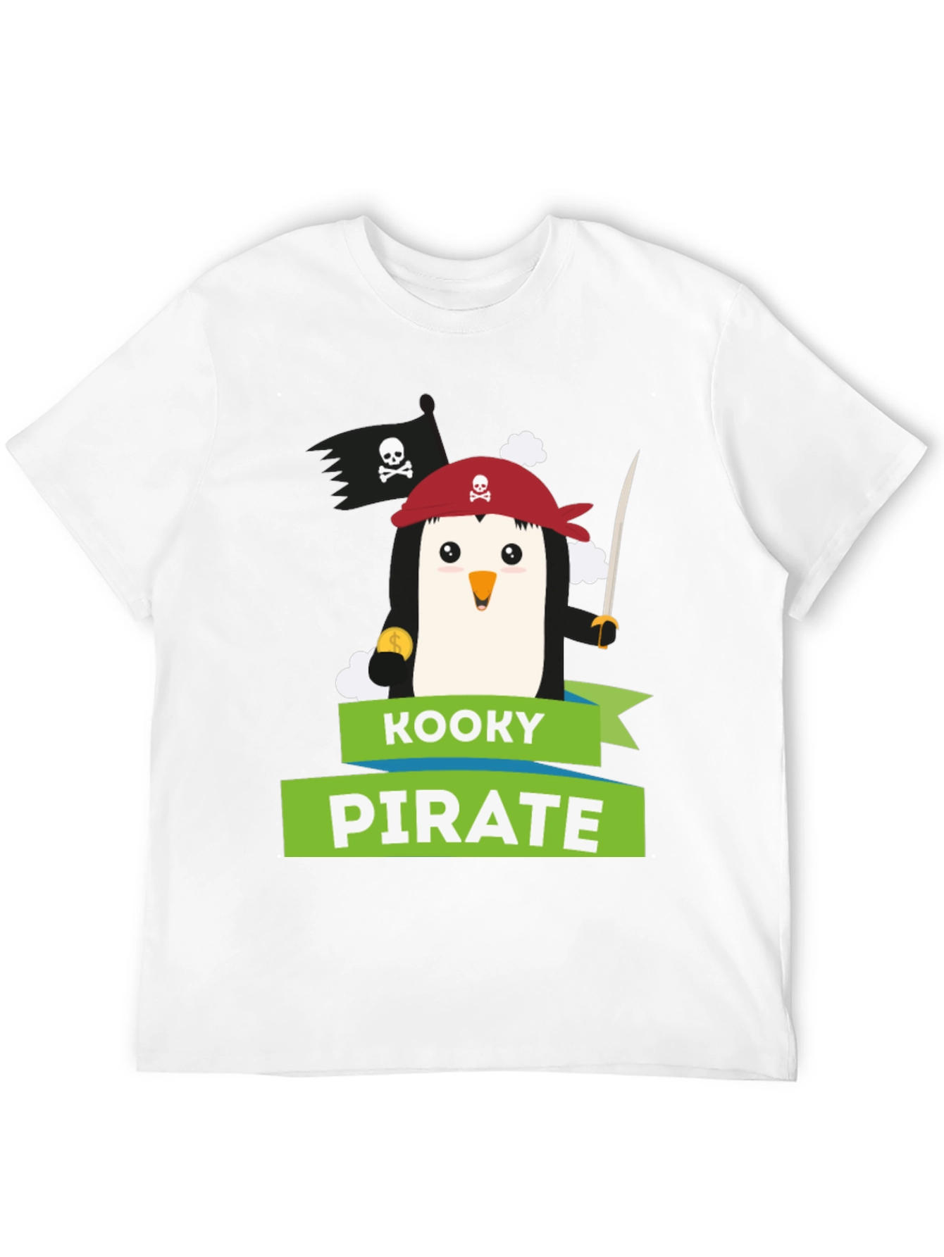 Kooky Pirate Penguin T-Shirt