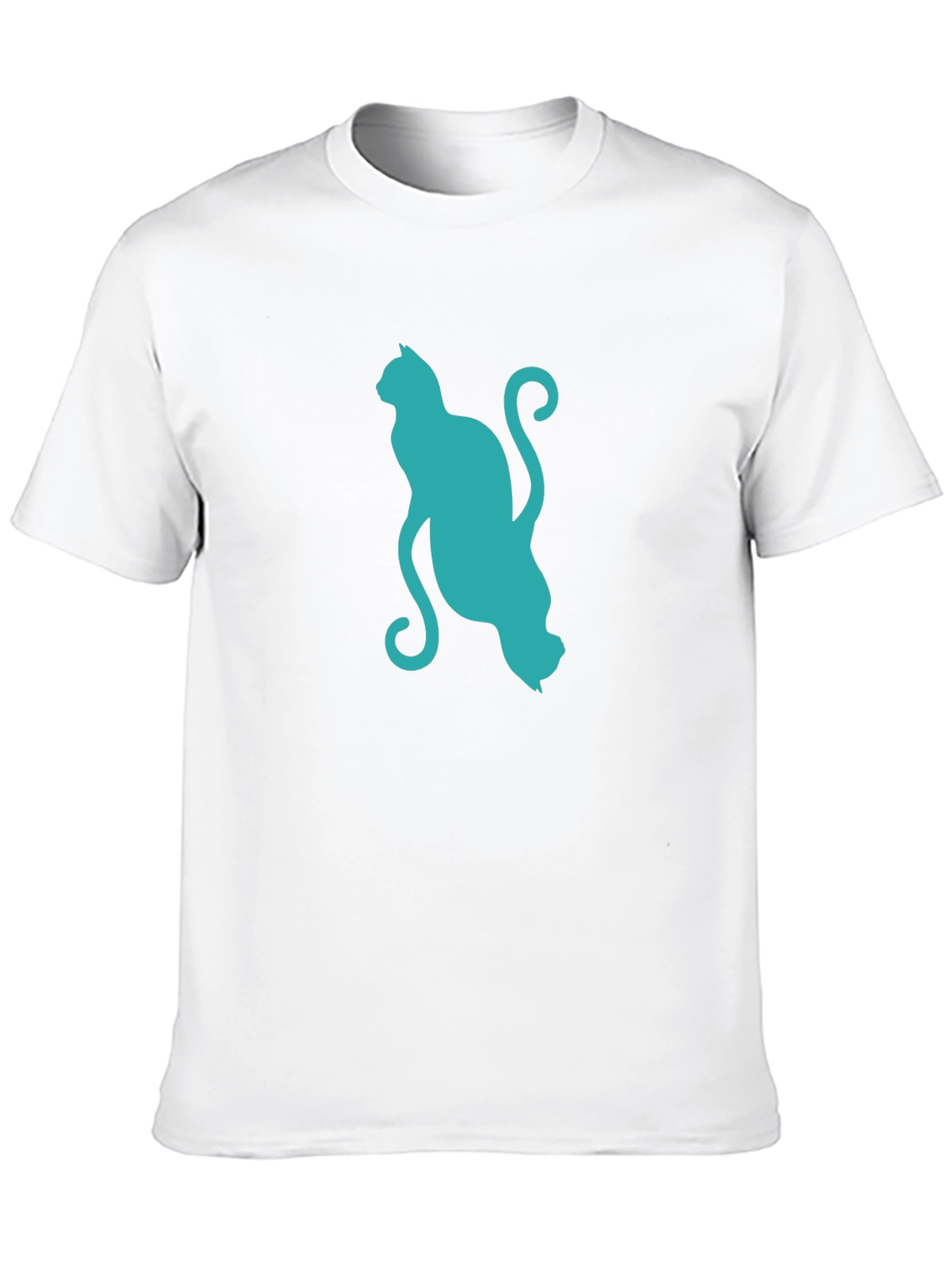 Cool Cat Silhouette Graphic Tee
