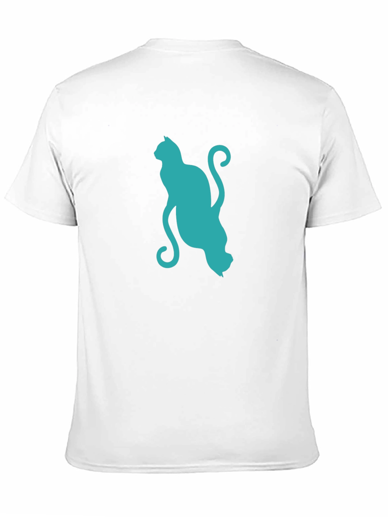 Cool Cat Silhouette Graphic Tee
