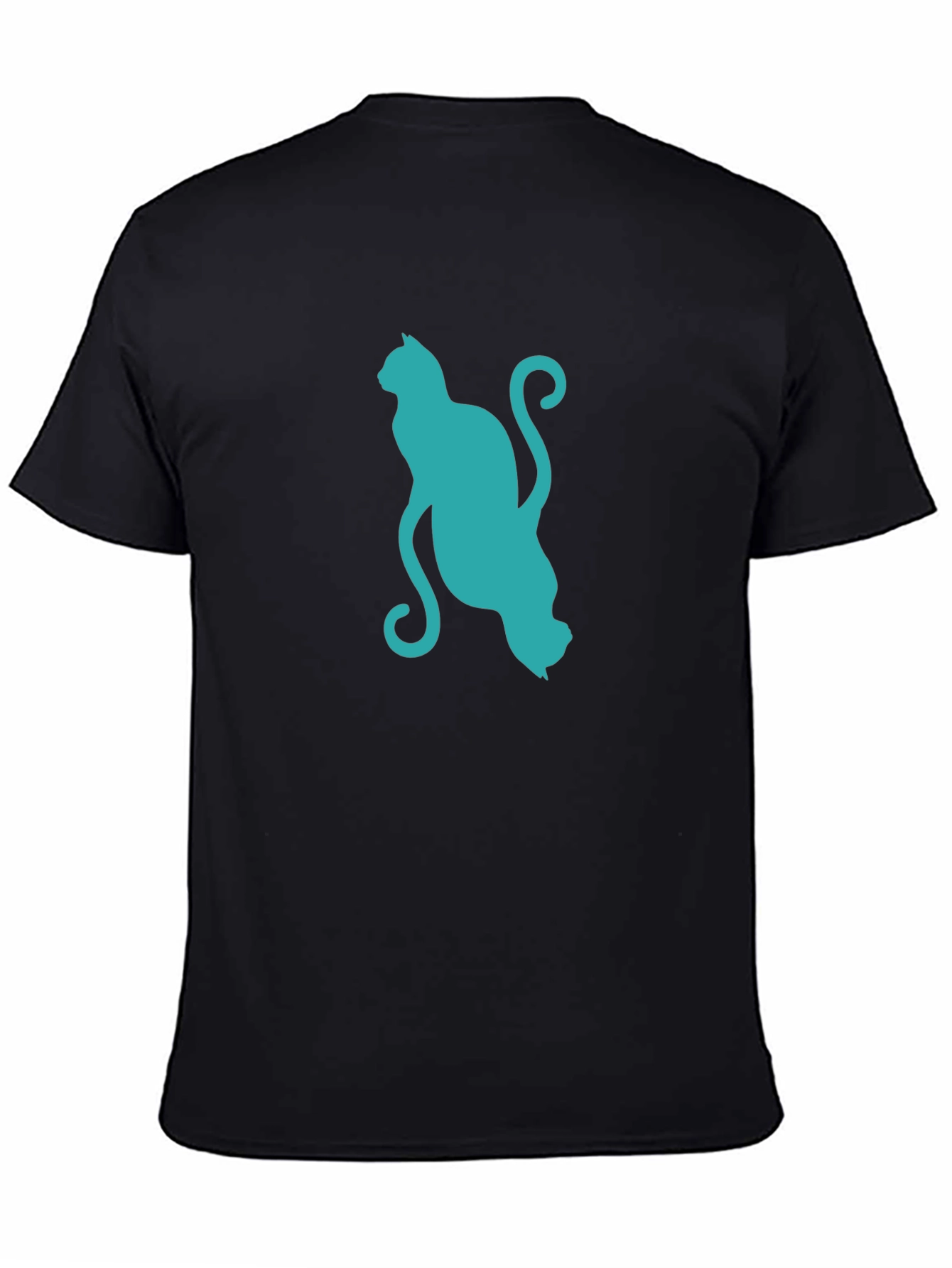 Cool Cat Silhouette Graphic Tee