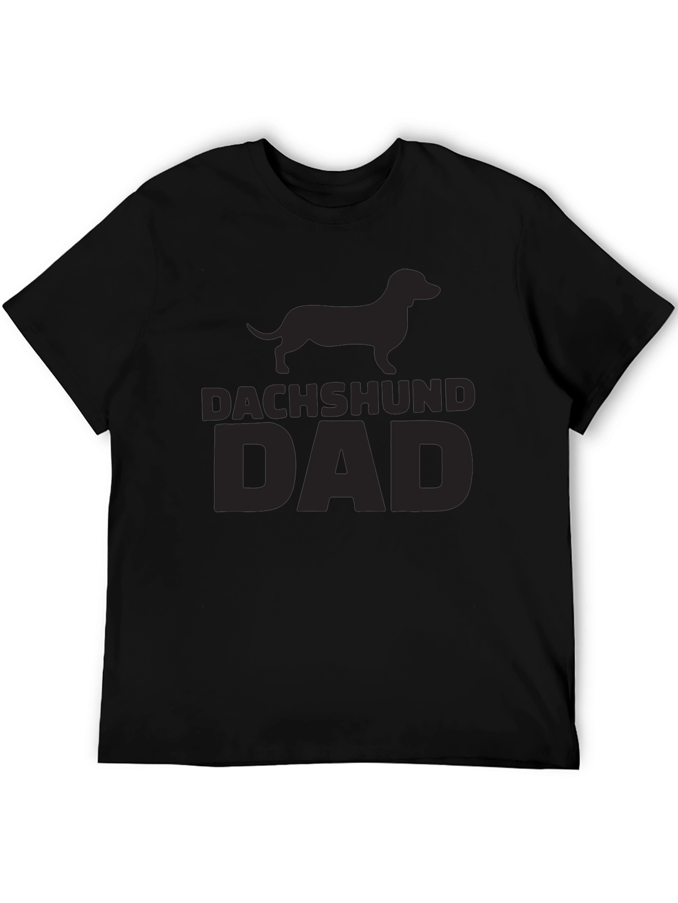 Dachshund Dad T-Shirt - Black Dog Lover Tee