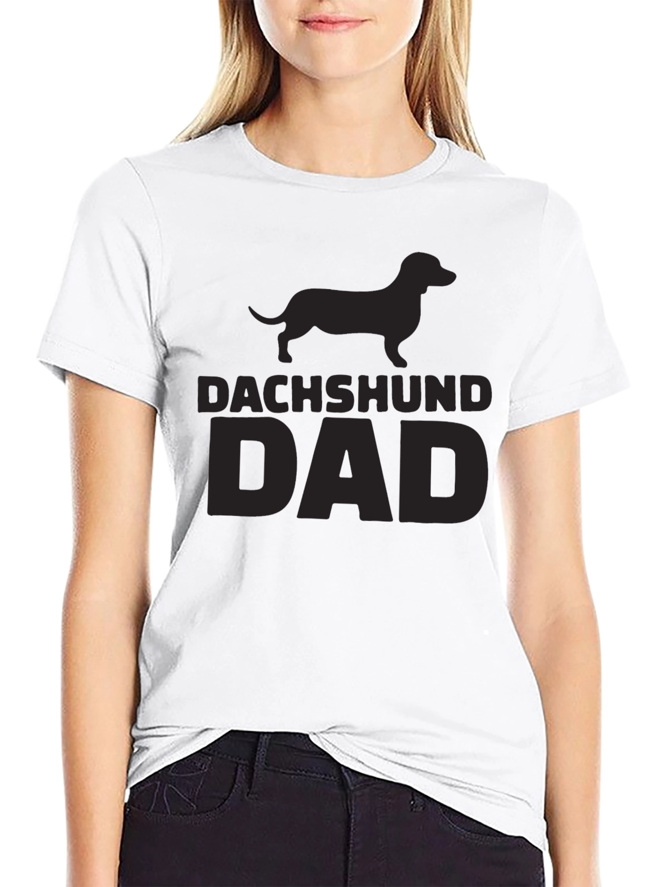 Dachshund Dad T-Shirt - Black Dog Lover Tee