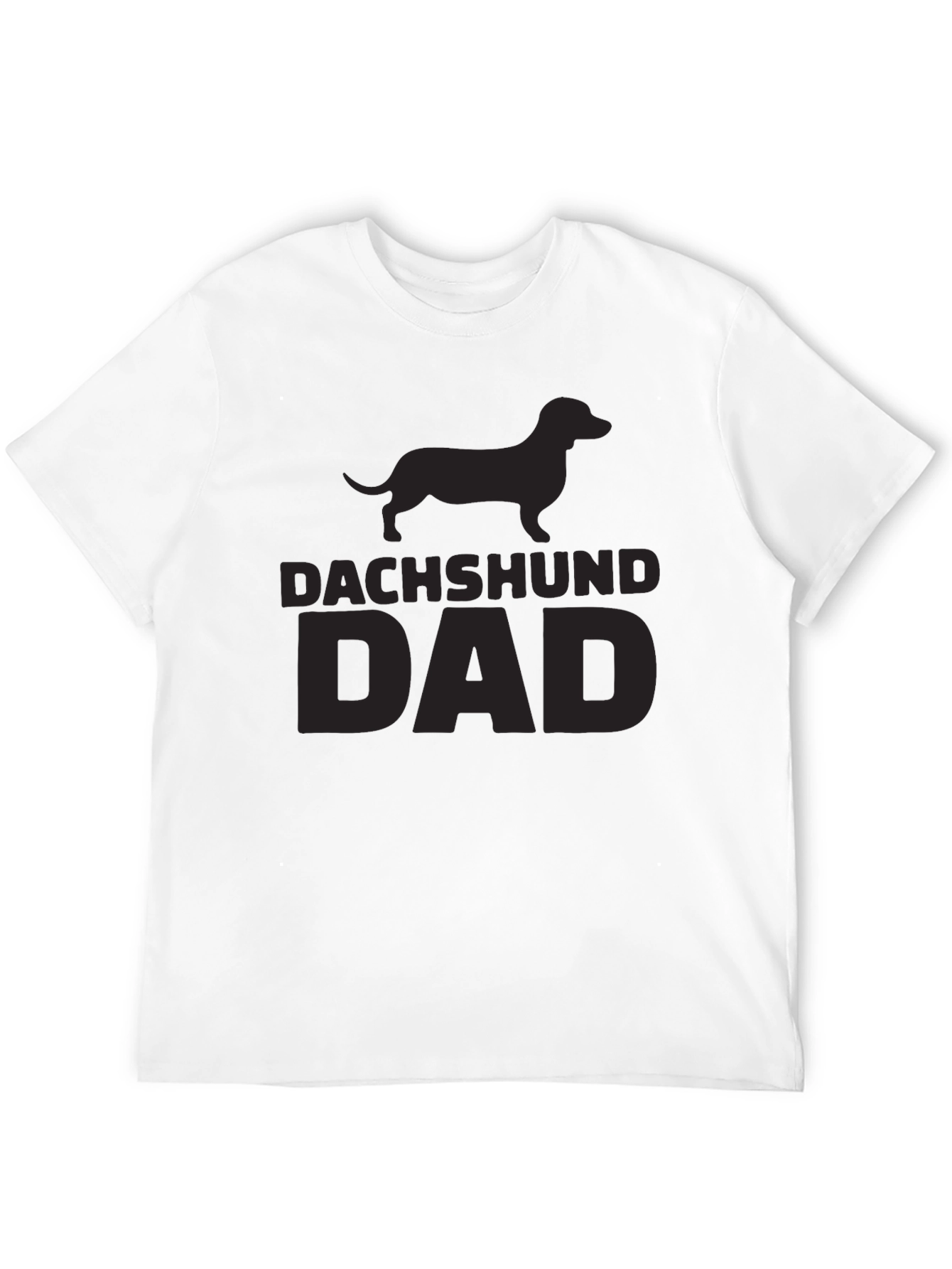 Dachshund Dad T-Shirt - Black Dog Lover Tee