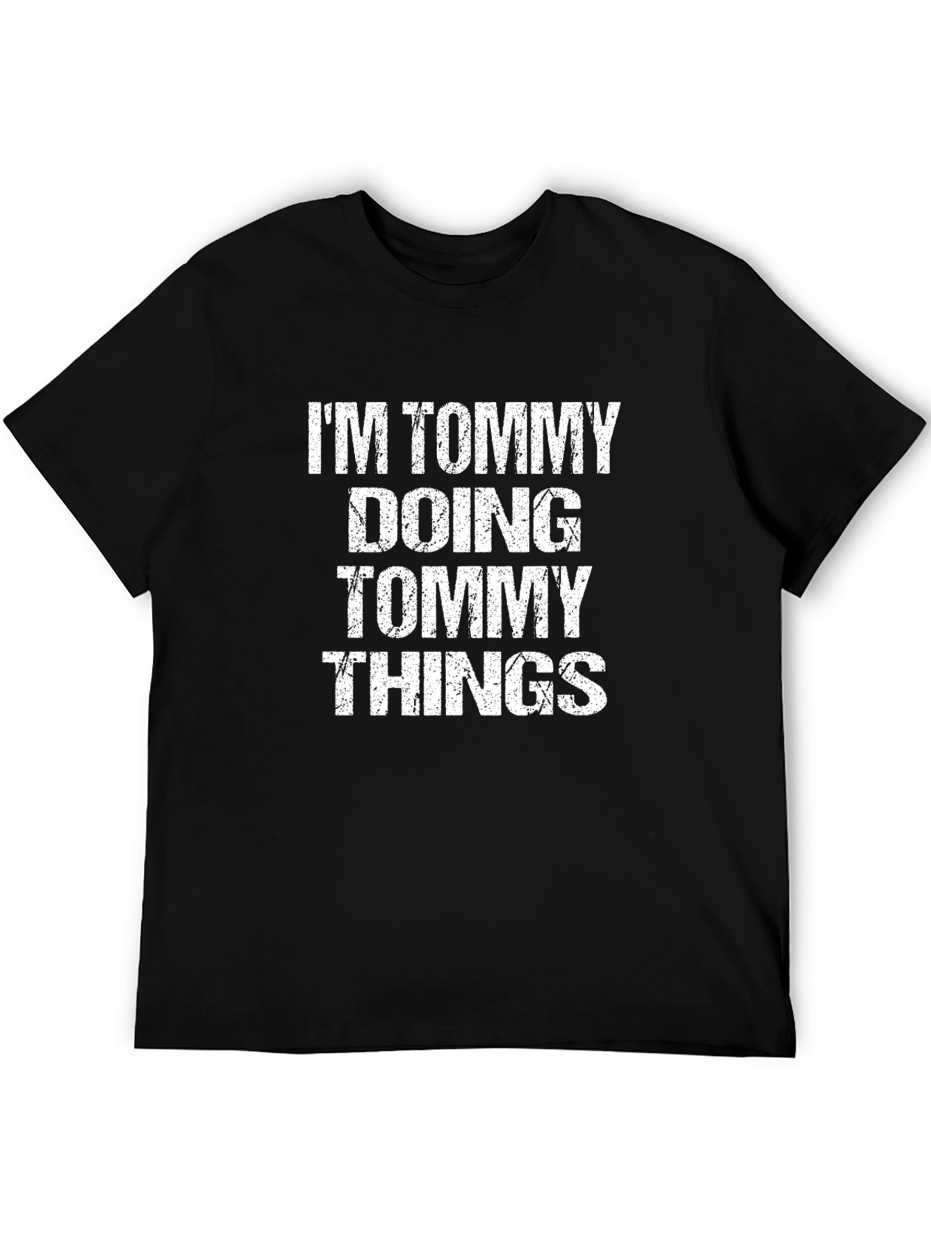 Im Tommy Doing Tommy Things Black T-Shirt