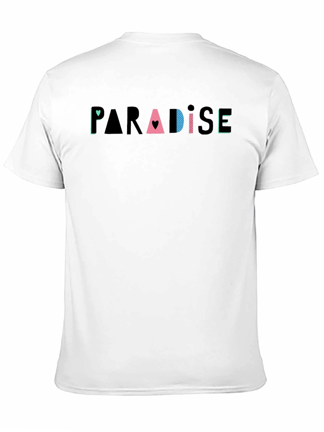Paradise Graphic Print Black T-Shirt