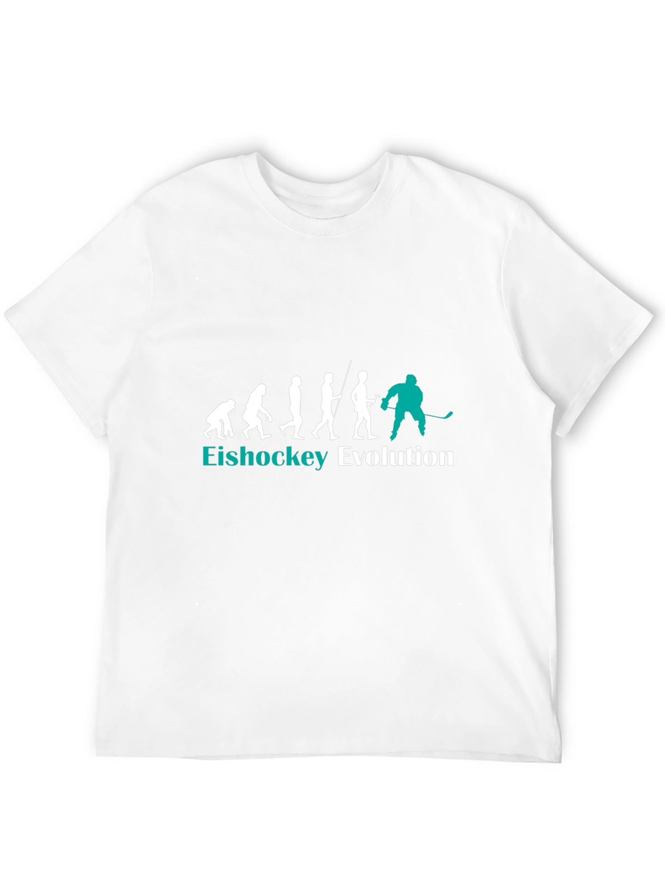 Eishockey Evolution Black T-Shirt