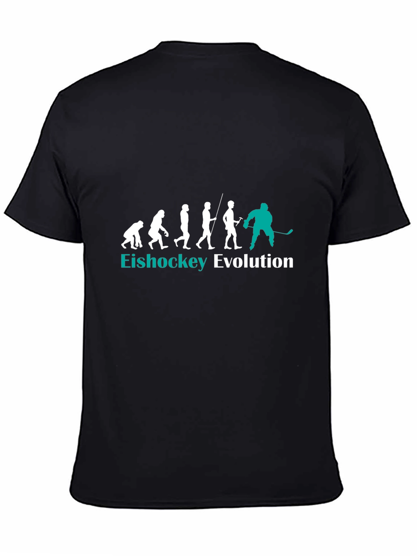 Eishockey Evolution Black T-Shirt