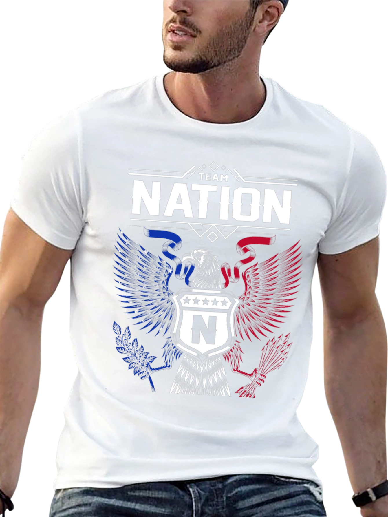 Team Nation Eagle Crest Graphic Tee