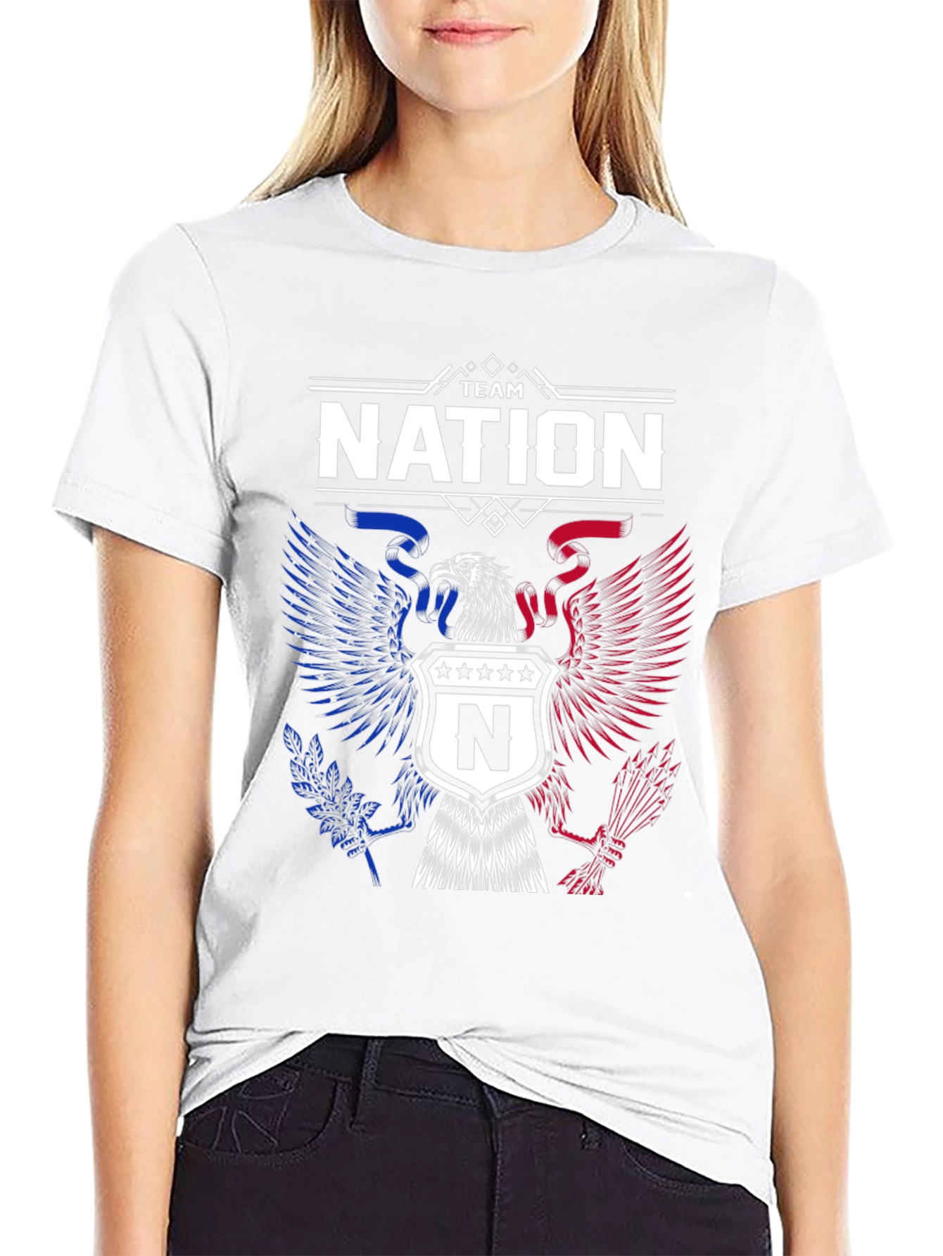 Team Nation Eagle Crest Graphic Tee