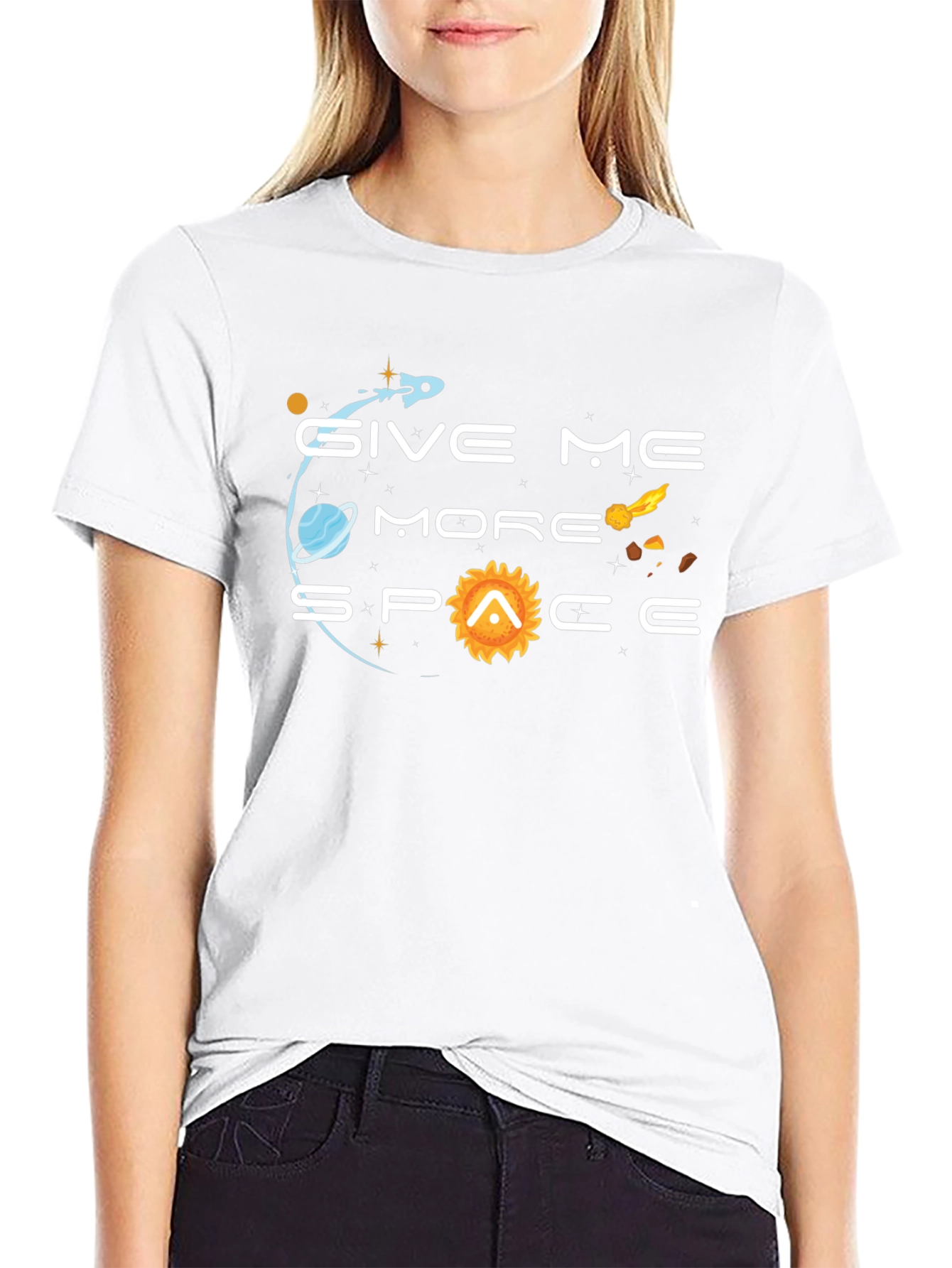Give Me More Space Graphic T-Shirt