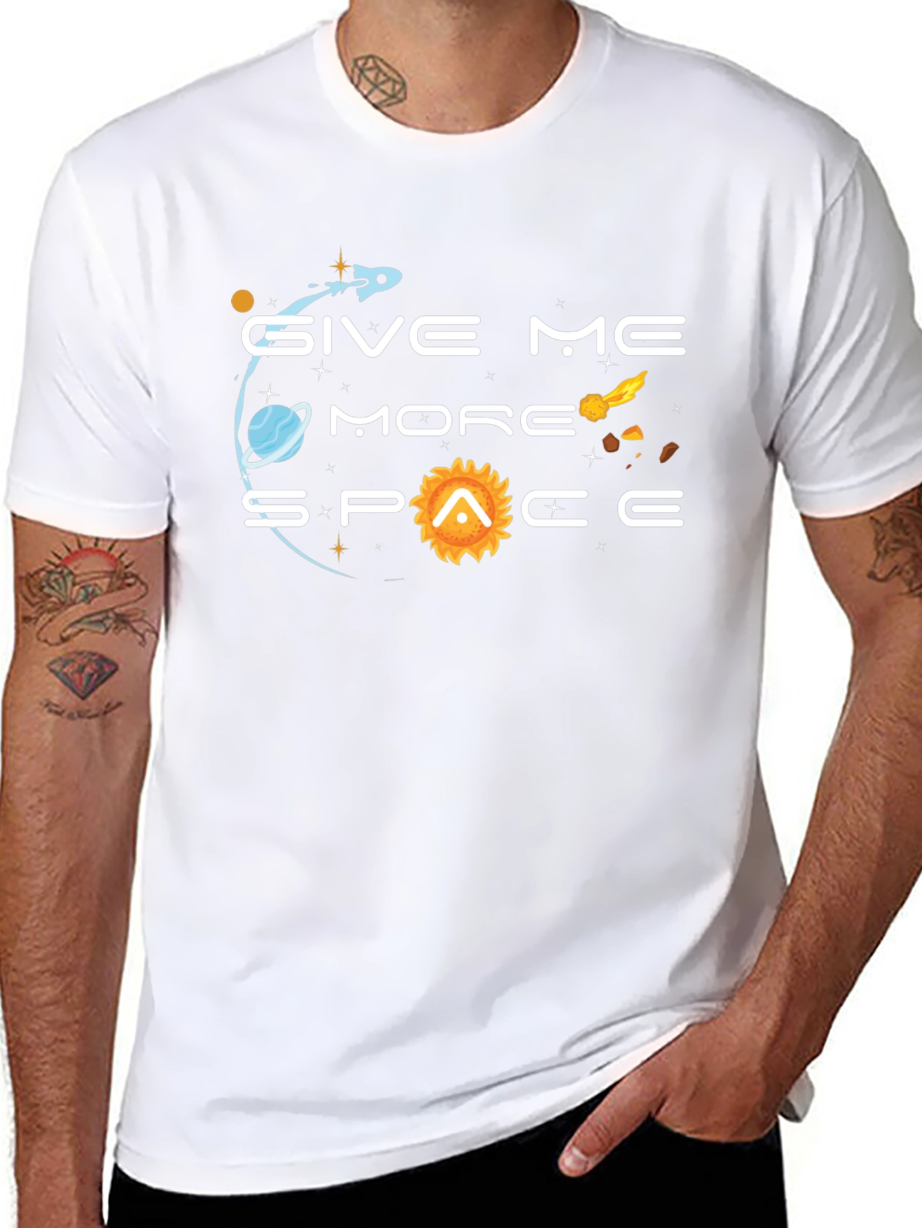 Give Me More Space Graphic T-Shirt