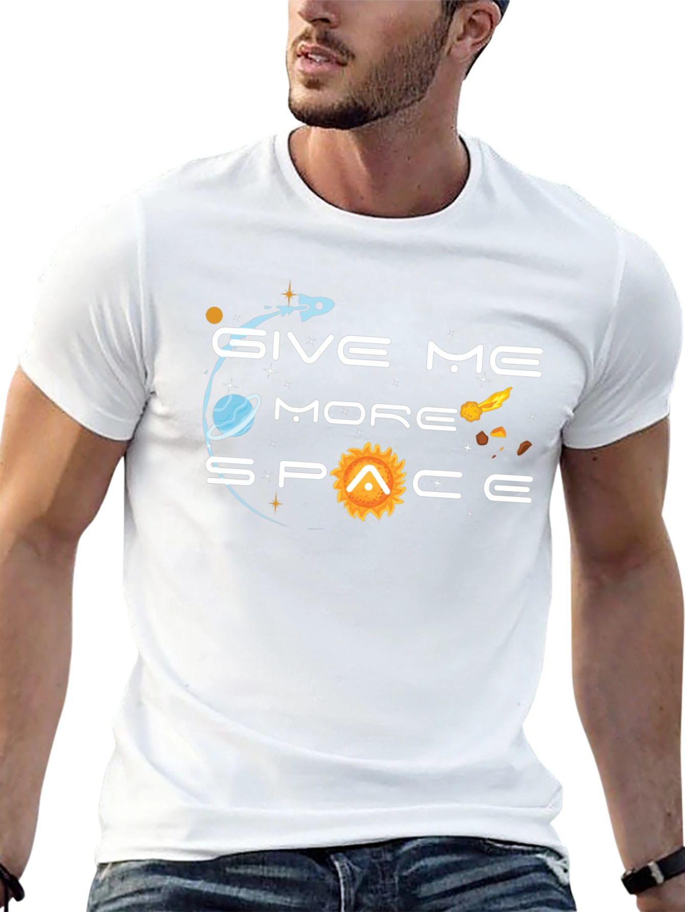Give Me More Space Graphic T-Shirt