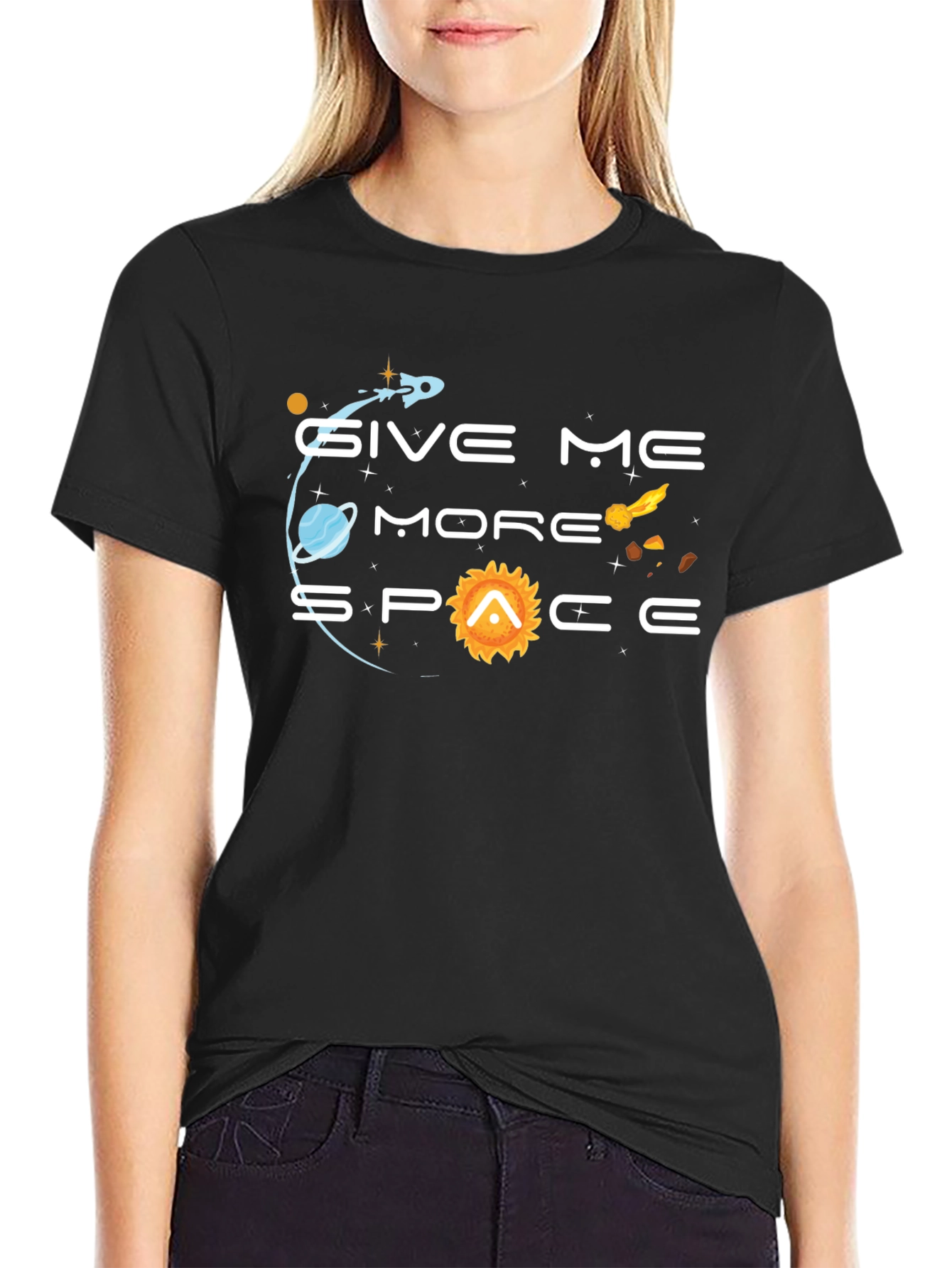 Give Me More Space Graphic T-Shirt