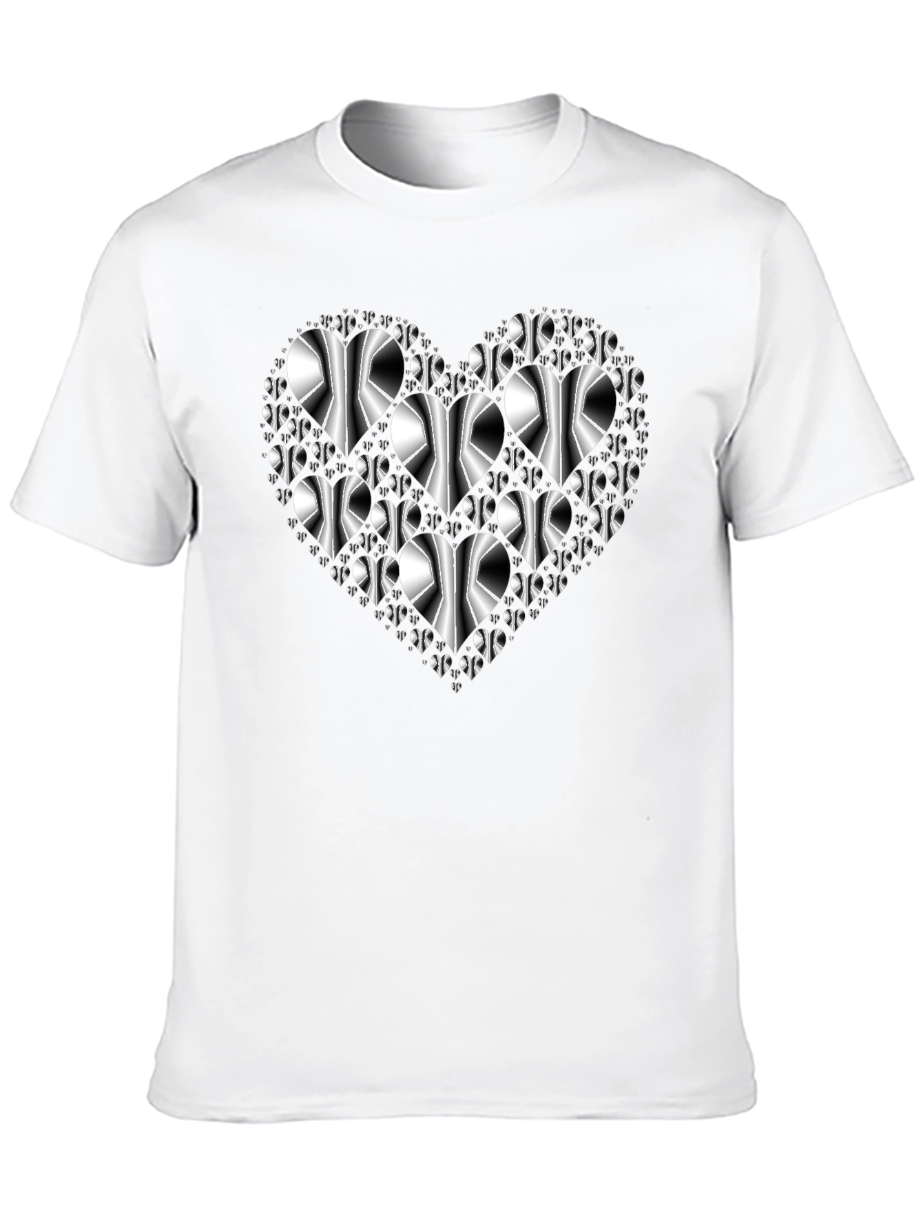 Heart Graphic Black T-Shirt