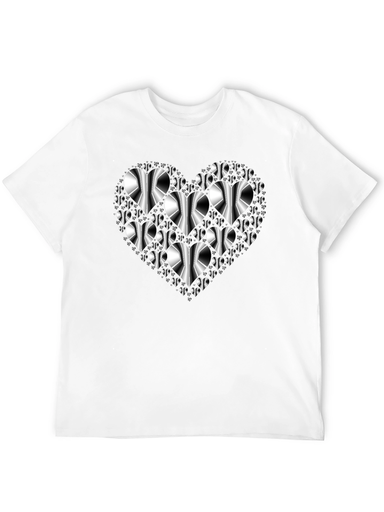 Heart Graphic Black T-Shirt