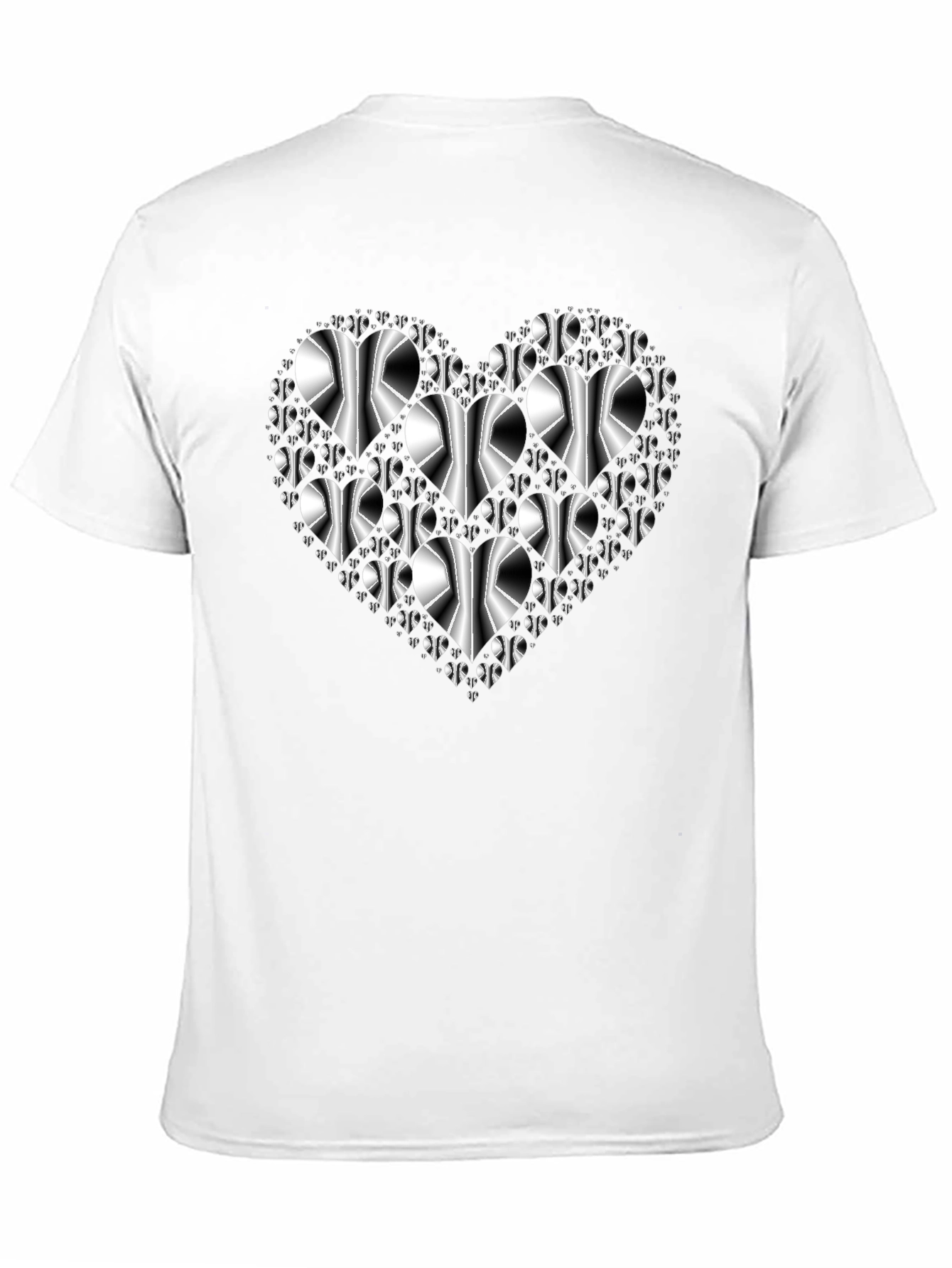 Heart Graphic Black T-Shirt