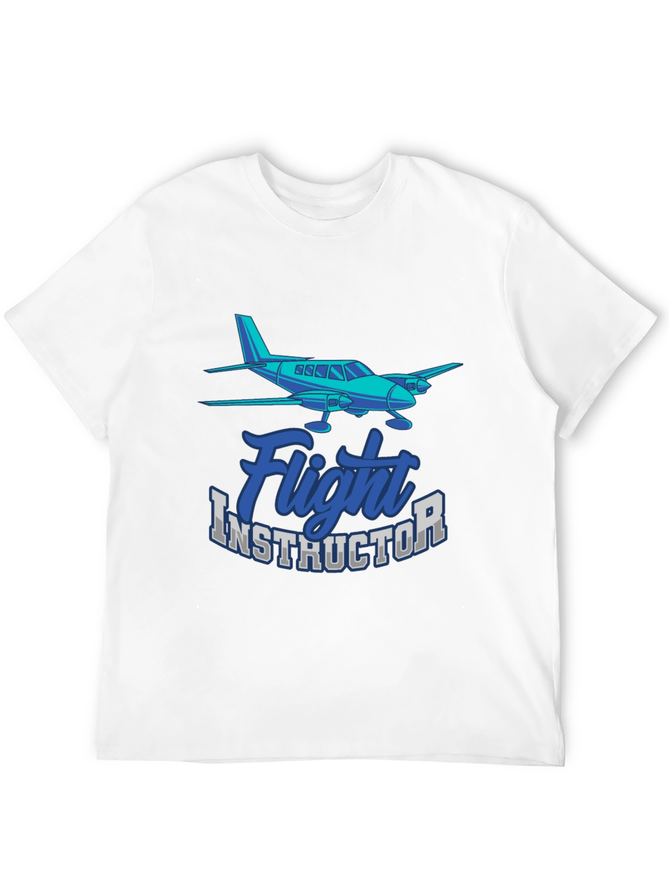 Flight Instructor T-Shirt Airplane Pilot Tee