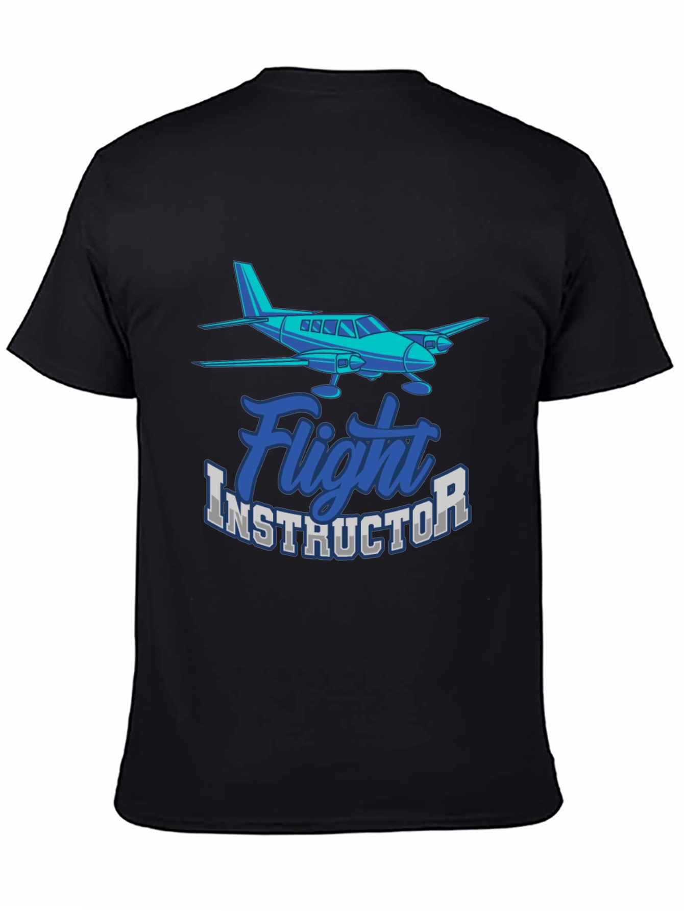 Flight Instructor T-Shirt Airplane Pilot Tee