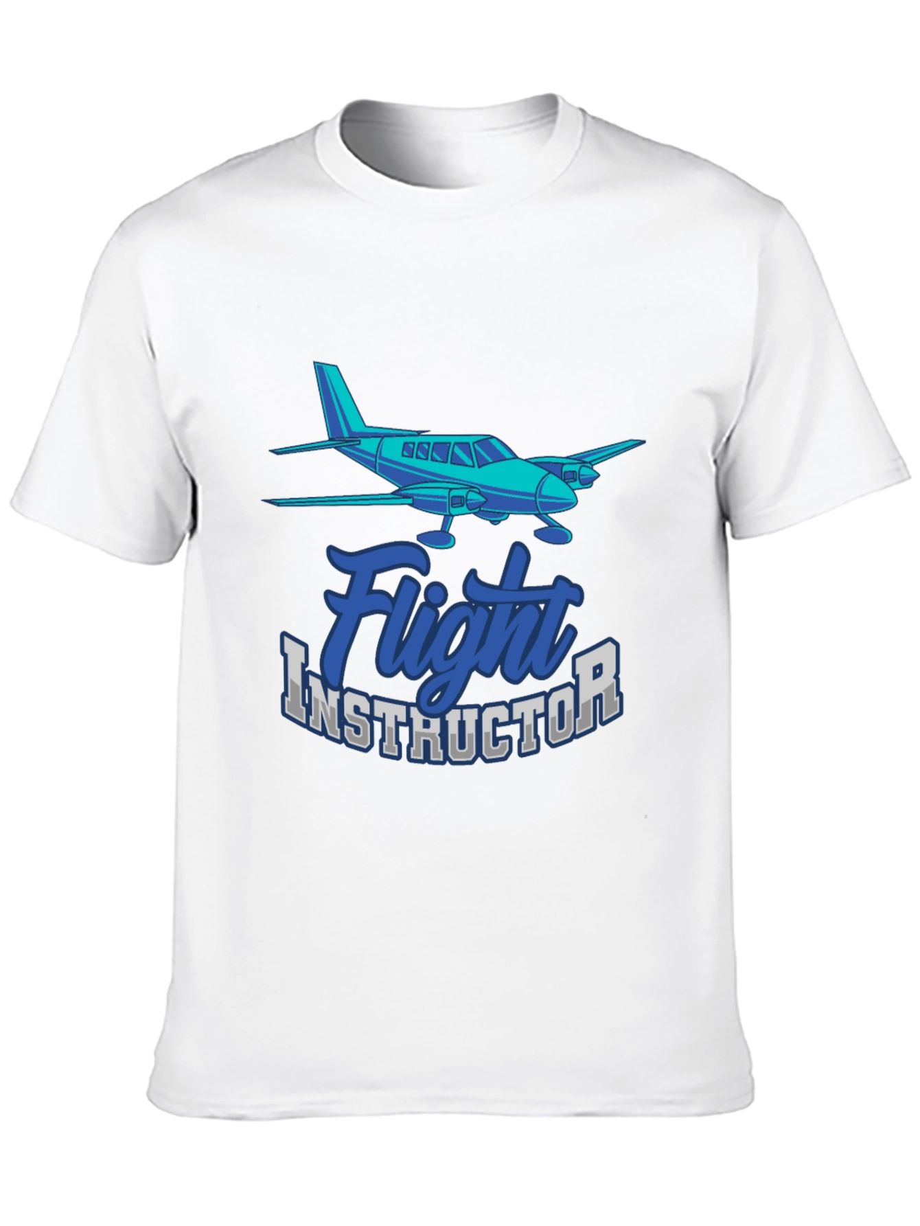 Flight Instructor T-Shirt Airplane Pilot Tee