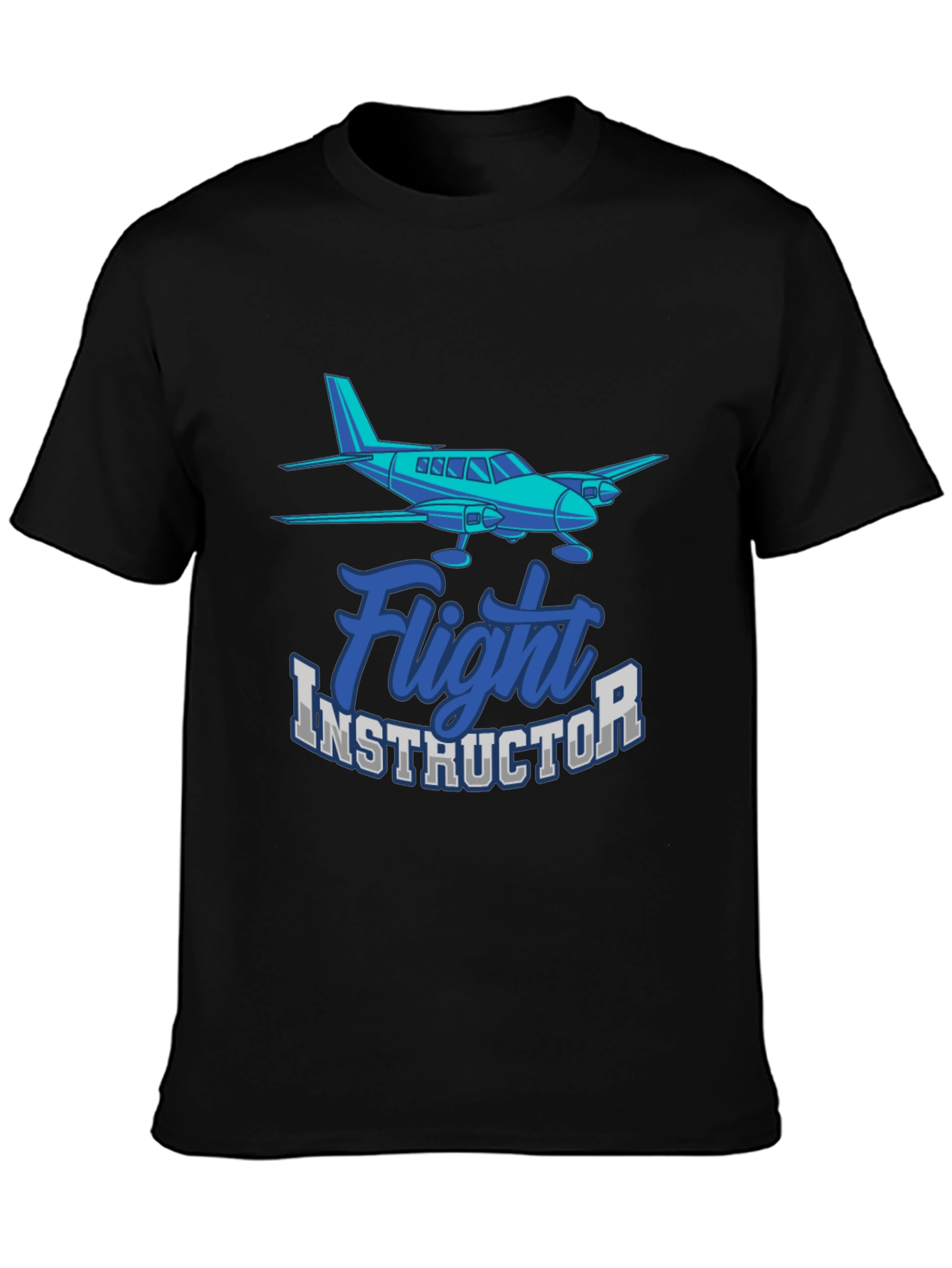 Flight Instructor T-Shirt Airplane Pilot Tee