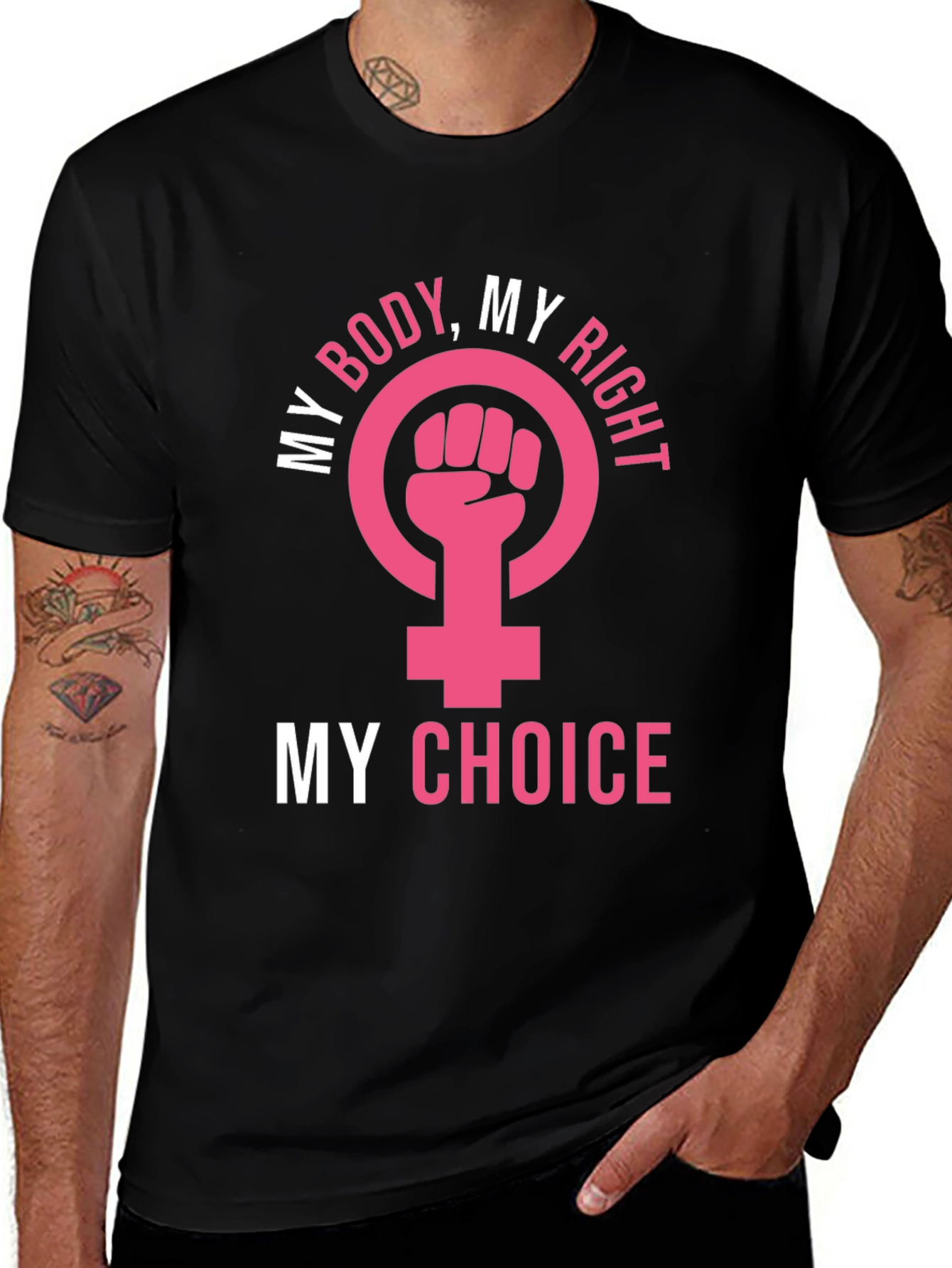 My Body My Choice Womens Rights T-Shirt