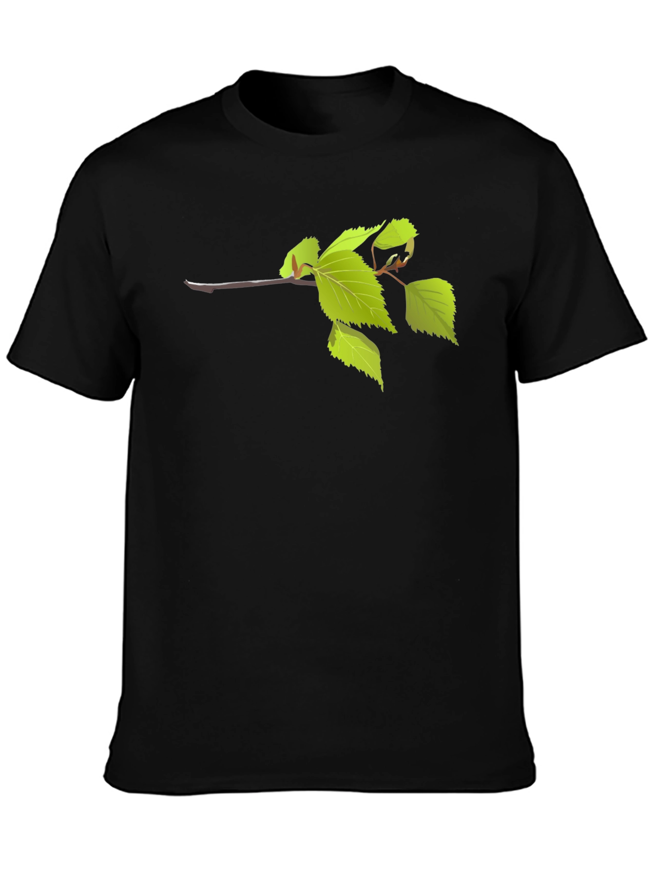 Nature Inspired Black T-Shirt