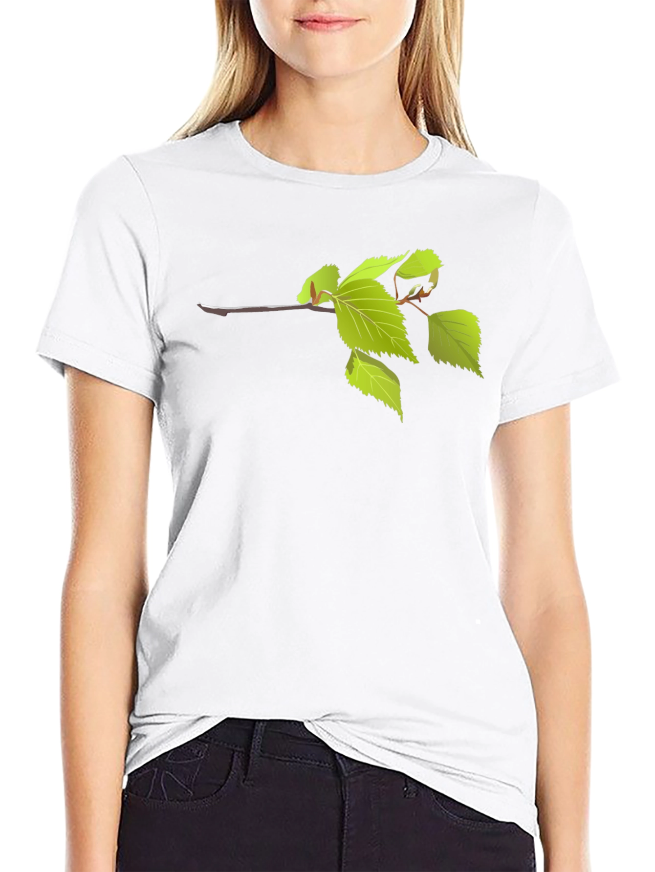 Nature Inspired Black T-Shirt