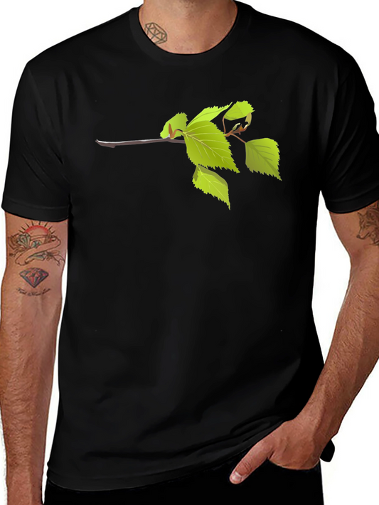 Nature Inspired Black T-Shirt