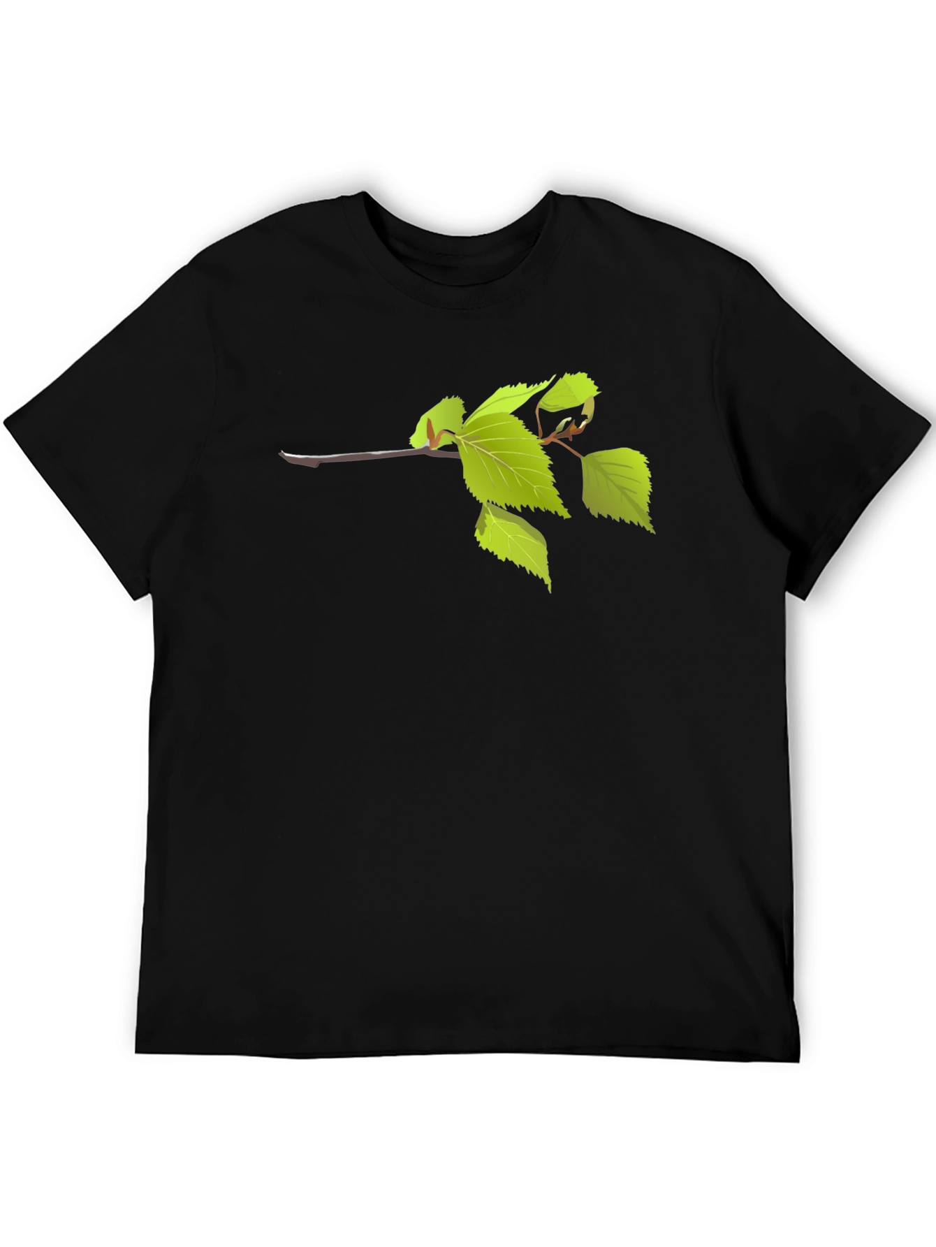 Nature Inspired Black T-Shirt