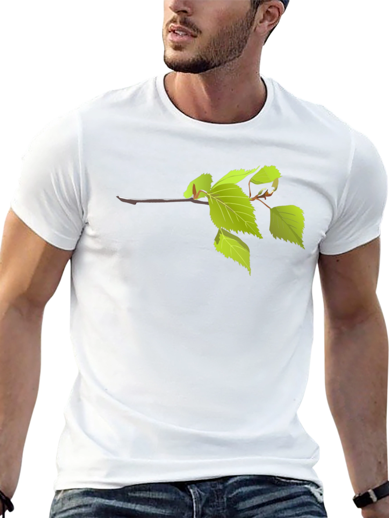 Nature Inspired Black T-Shirt