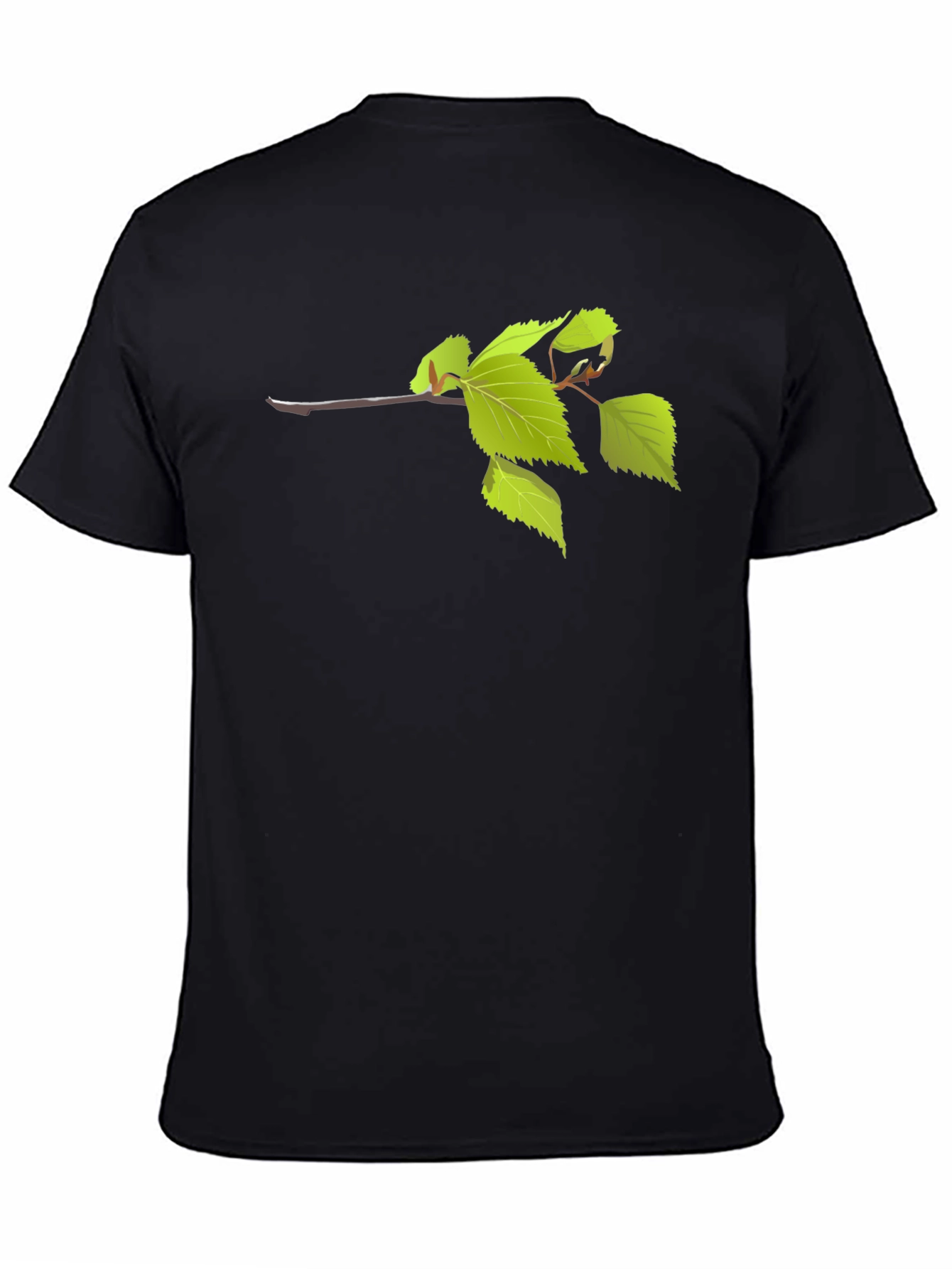 Nature Inspired Black T-Shirt