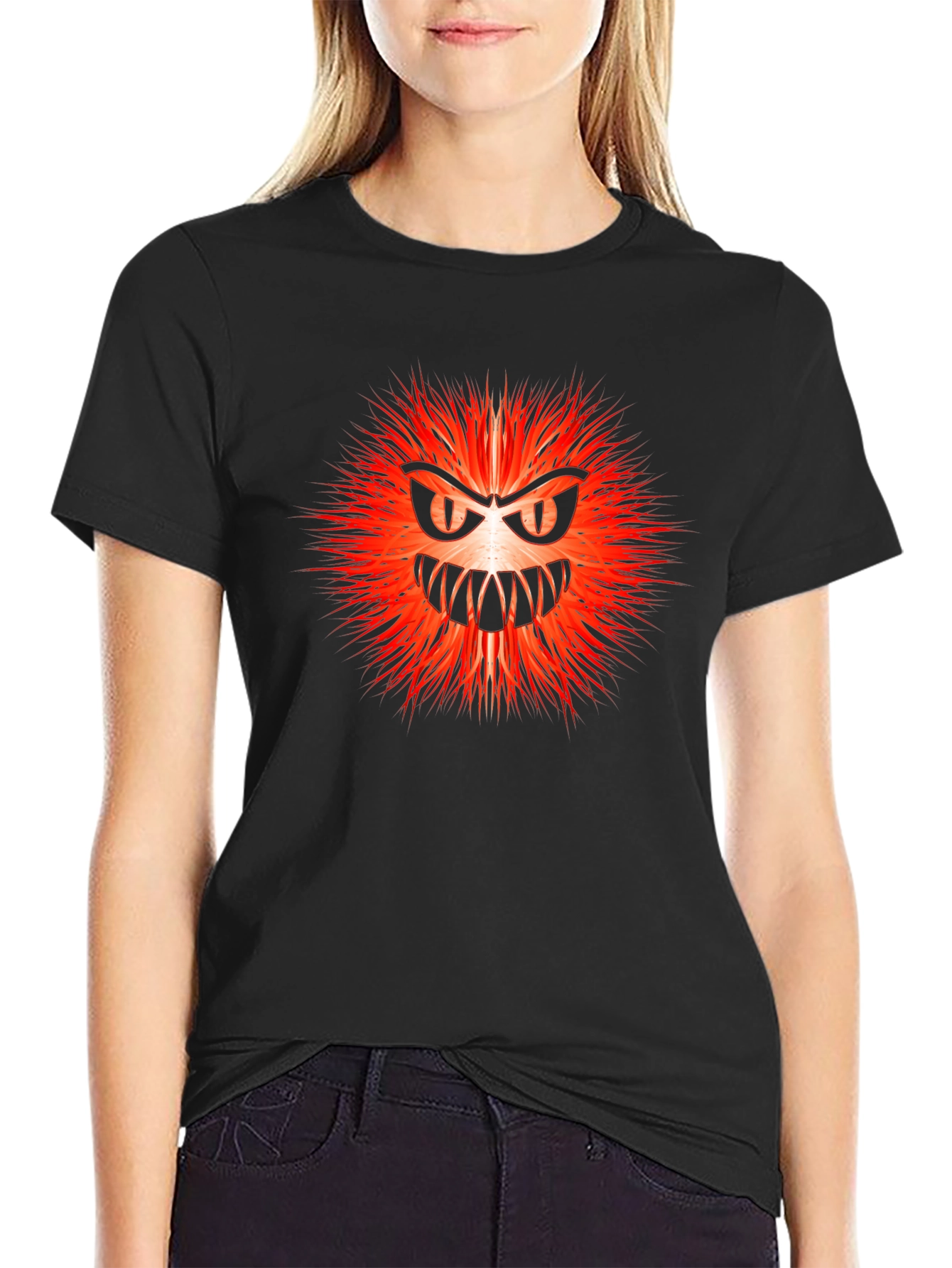 Monster Graphic Black T-Shirt
