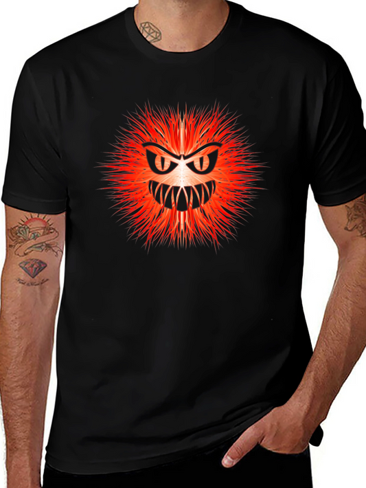 Monster Graphic Black T-Shirt