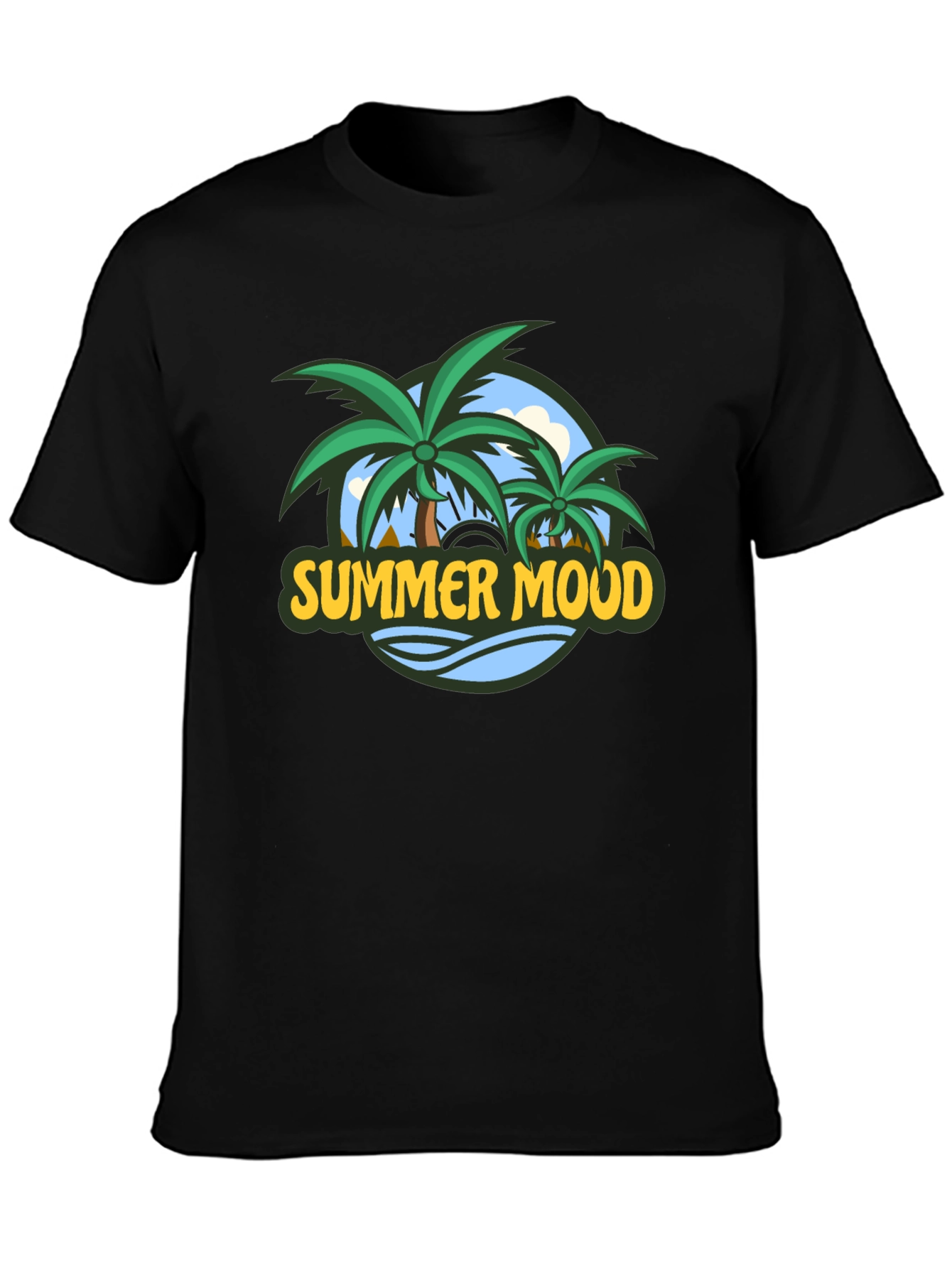 Summer Mood Graphic Print T-Shirt