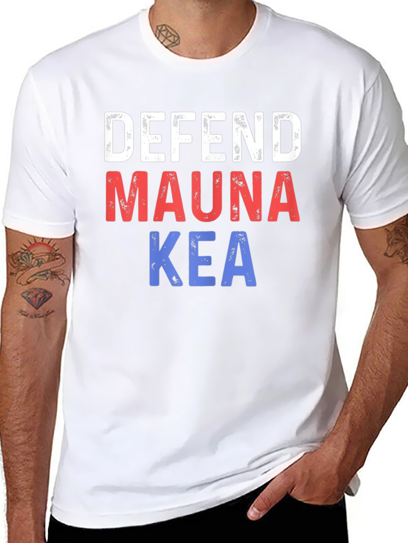 Defend Mauna Kea Graphic Tee - Black